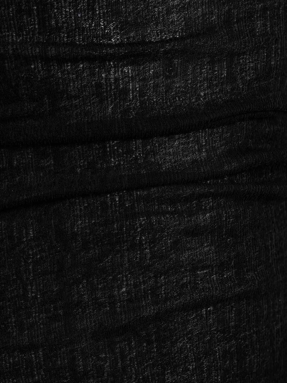 Boris wrinkled cropped tank top