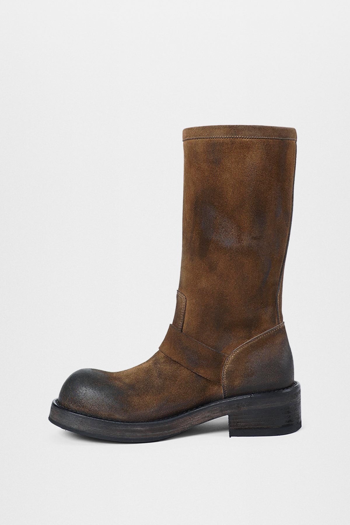 Sarith engineer biker boots with buckles (2601 w a40 lt194 d0028)