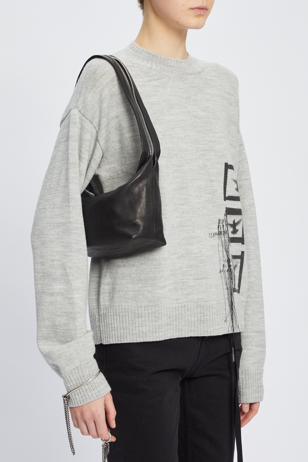 Lusi small soft zipper bag