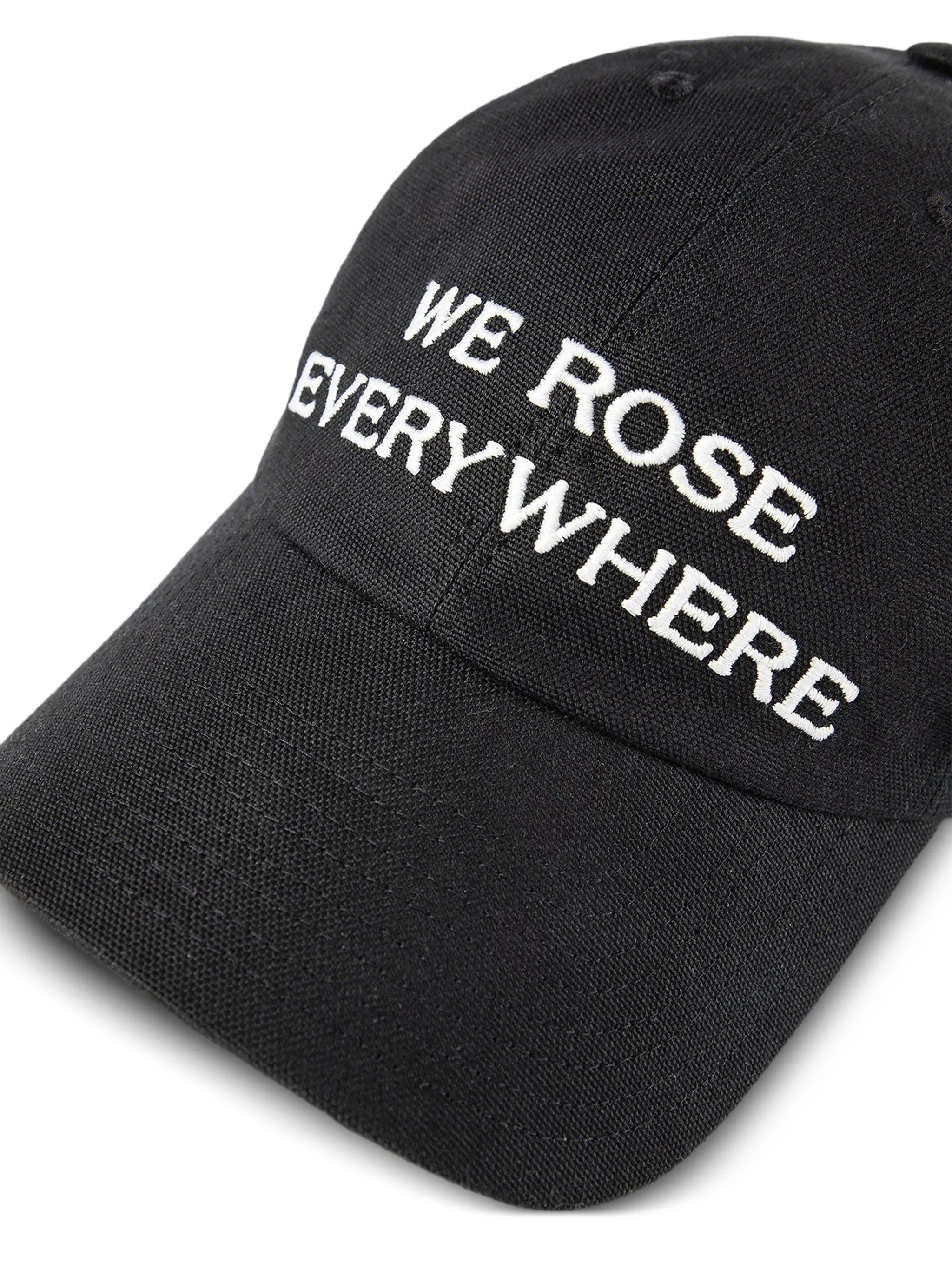 Ini baseball cap with "we rose everywhere" embroidery