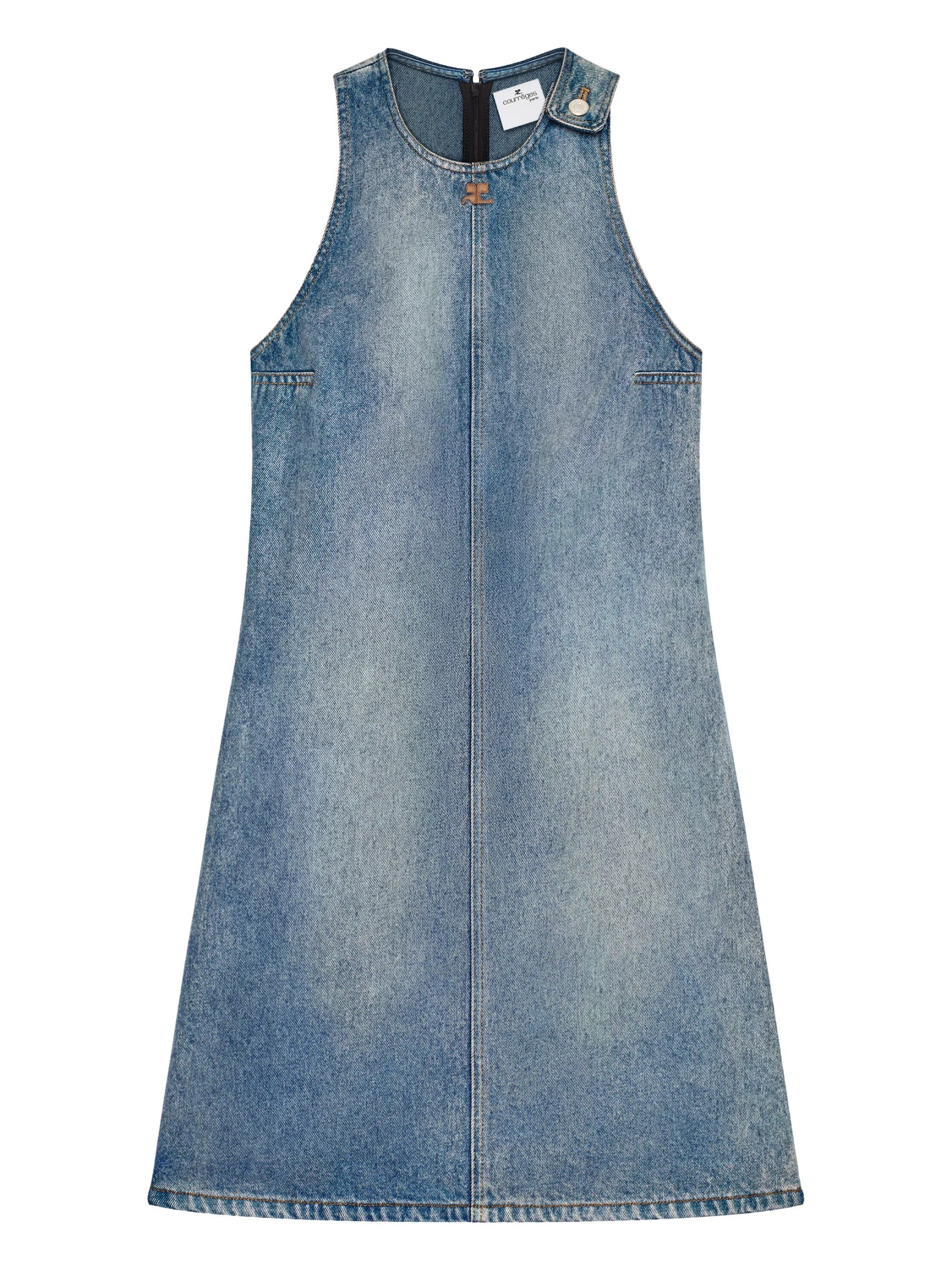Heritage denim a-line dress