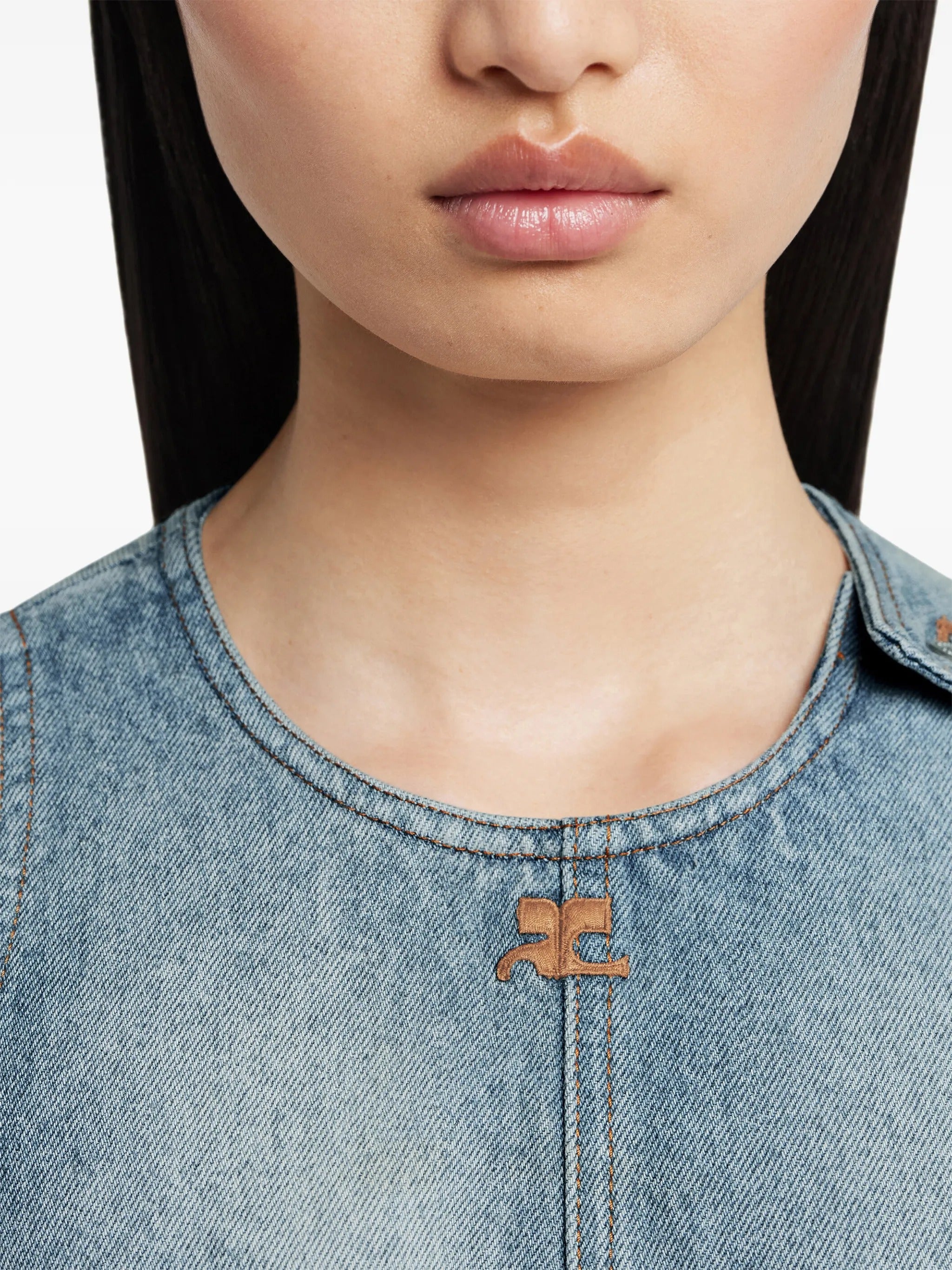 Heritage denim a-line dress