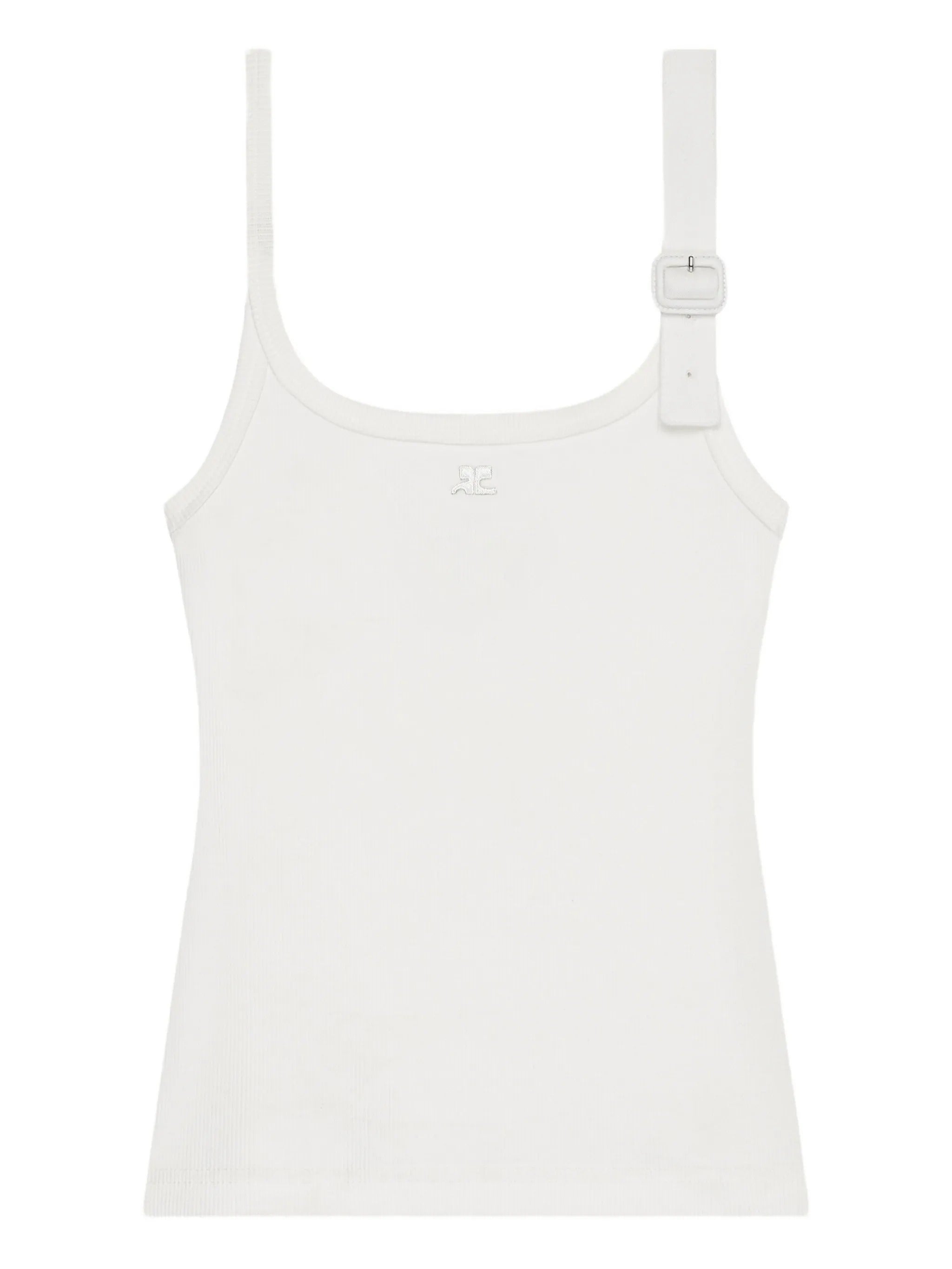 Buckle 90`s rib tank top
