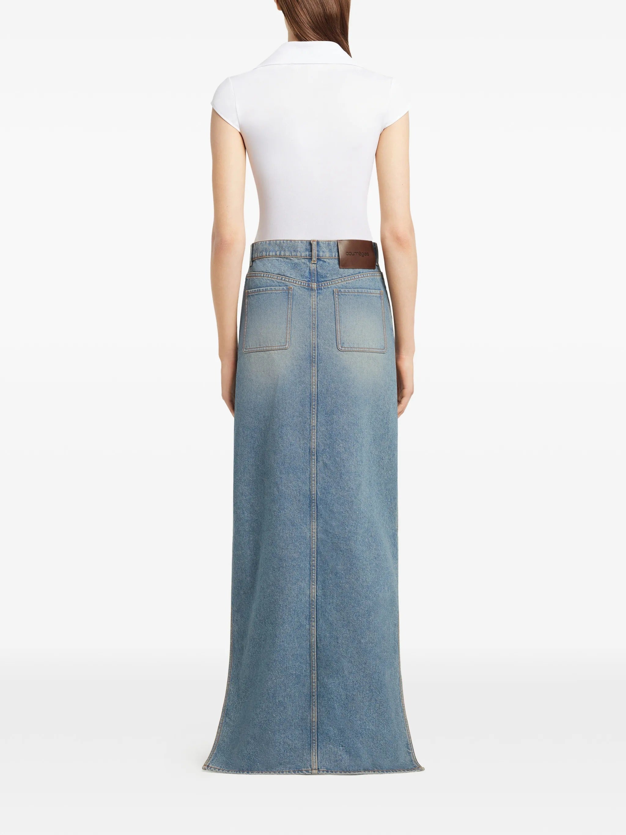 Sports cropped polo