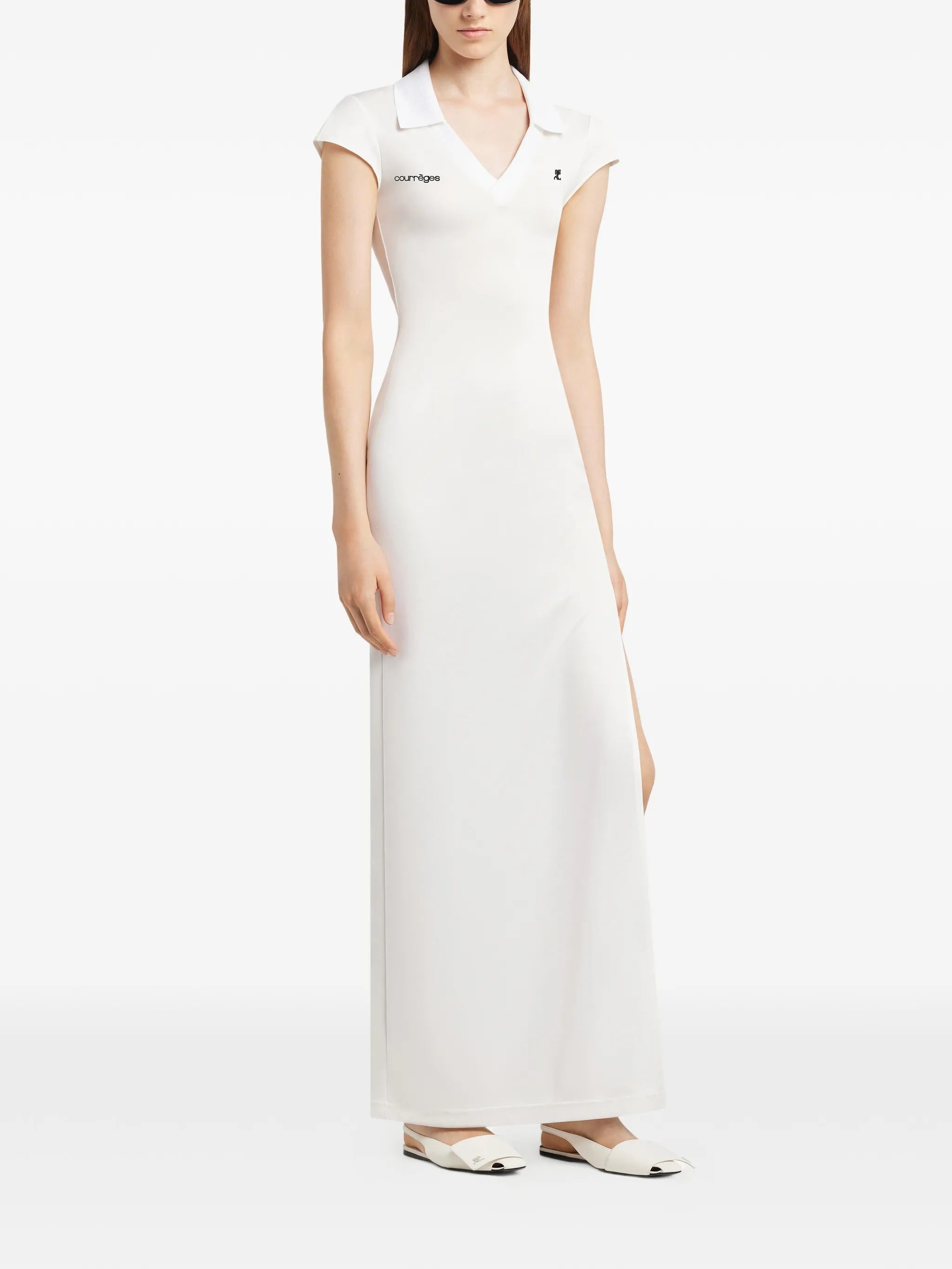 Sports polo long dress