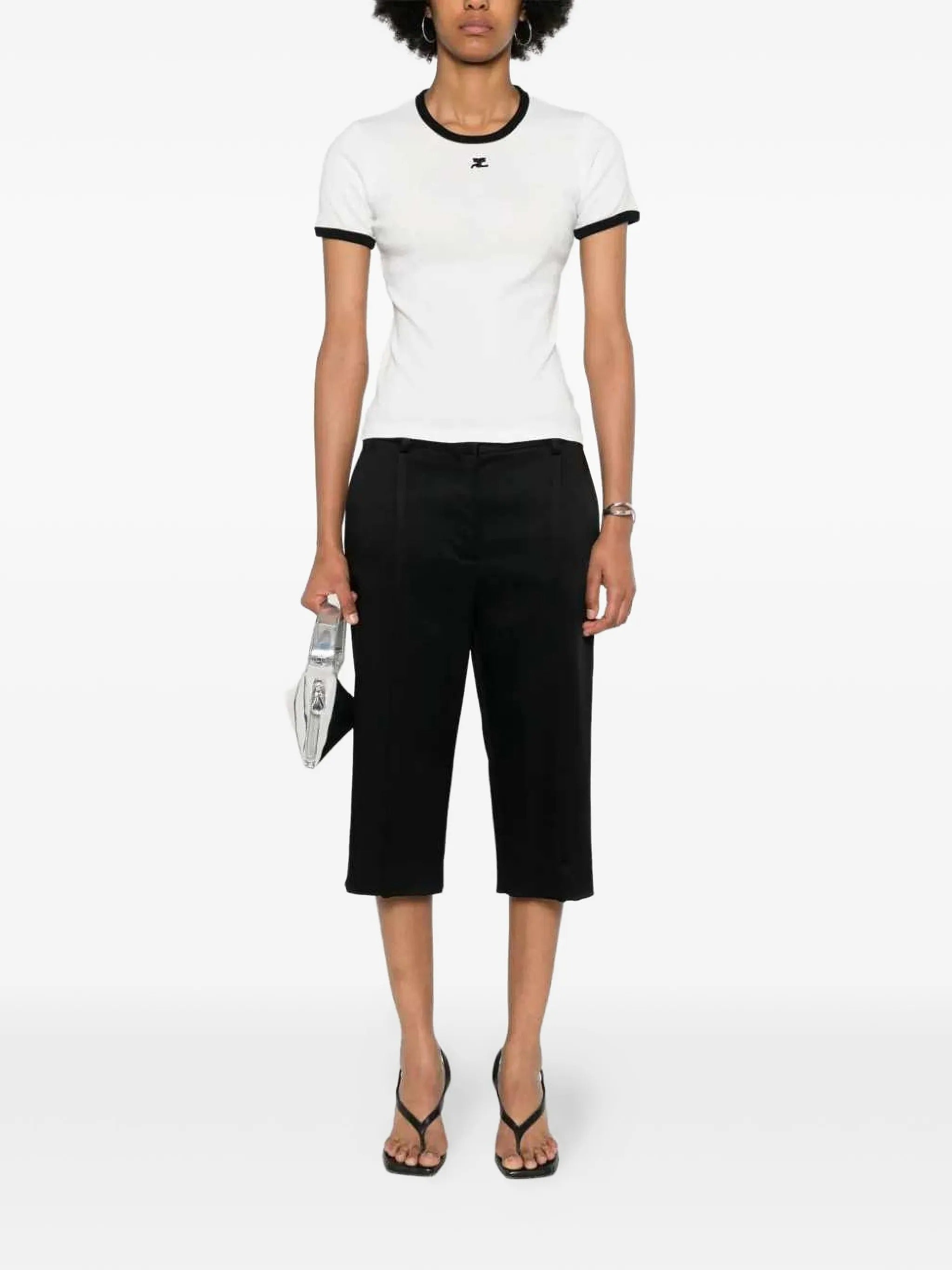 Signature contrast t-shirt