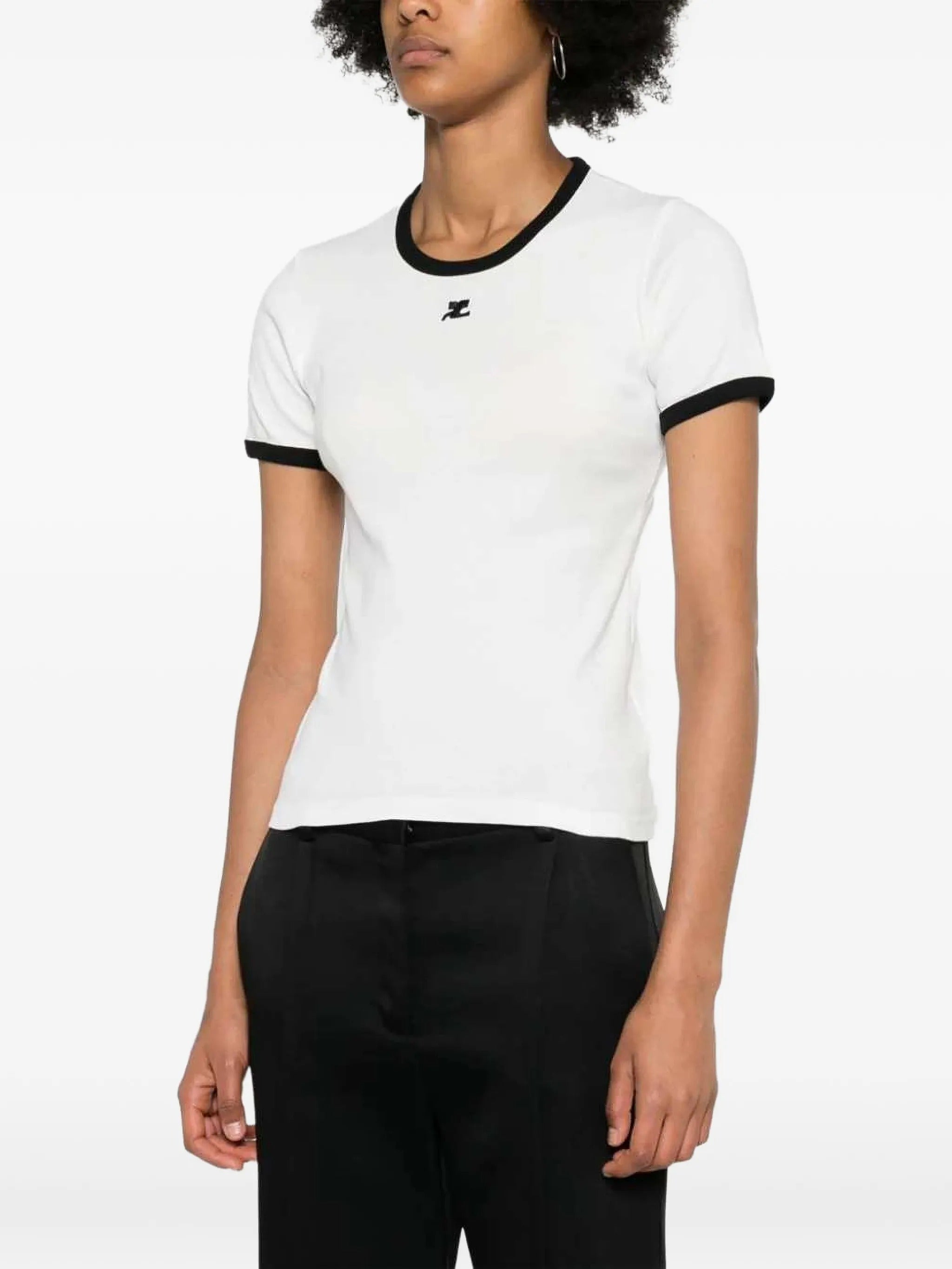 Signature contrast t-shirt