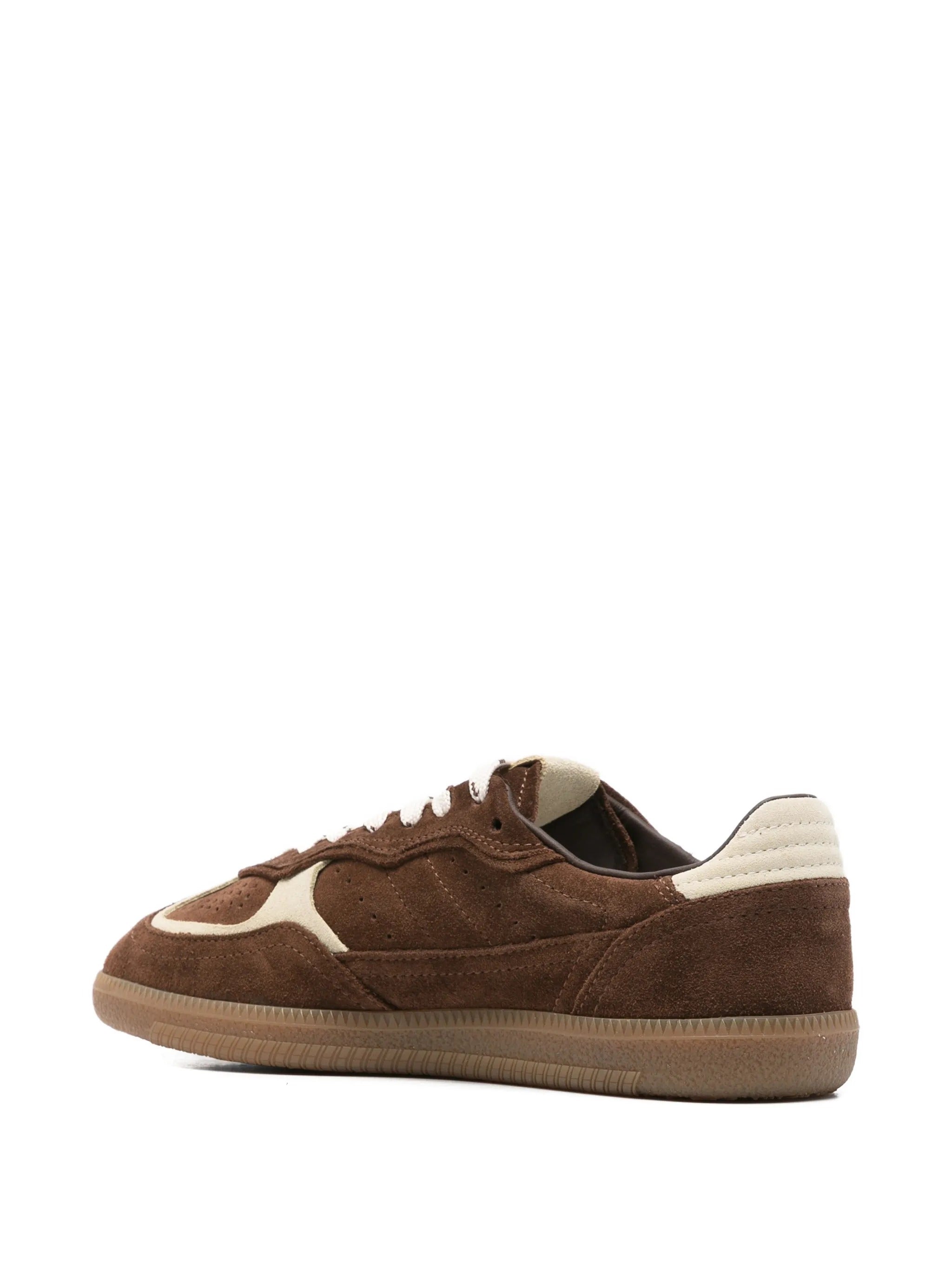 Tb.490 rife cocoa & off white leather sneakers