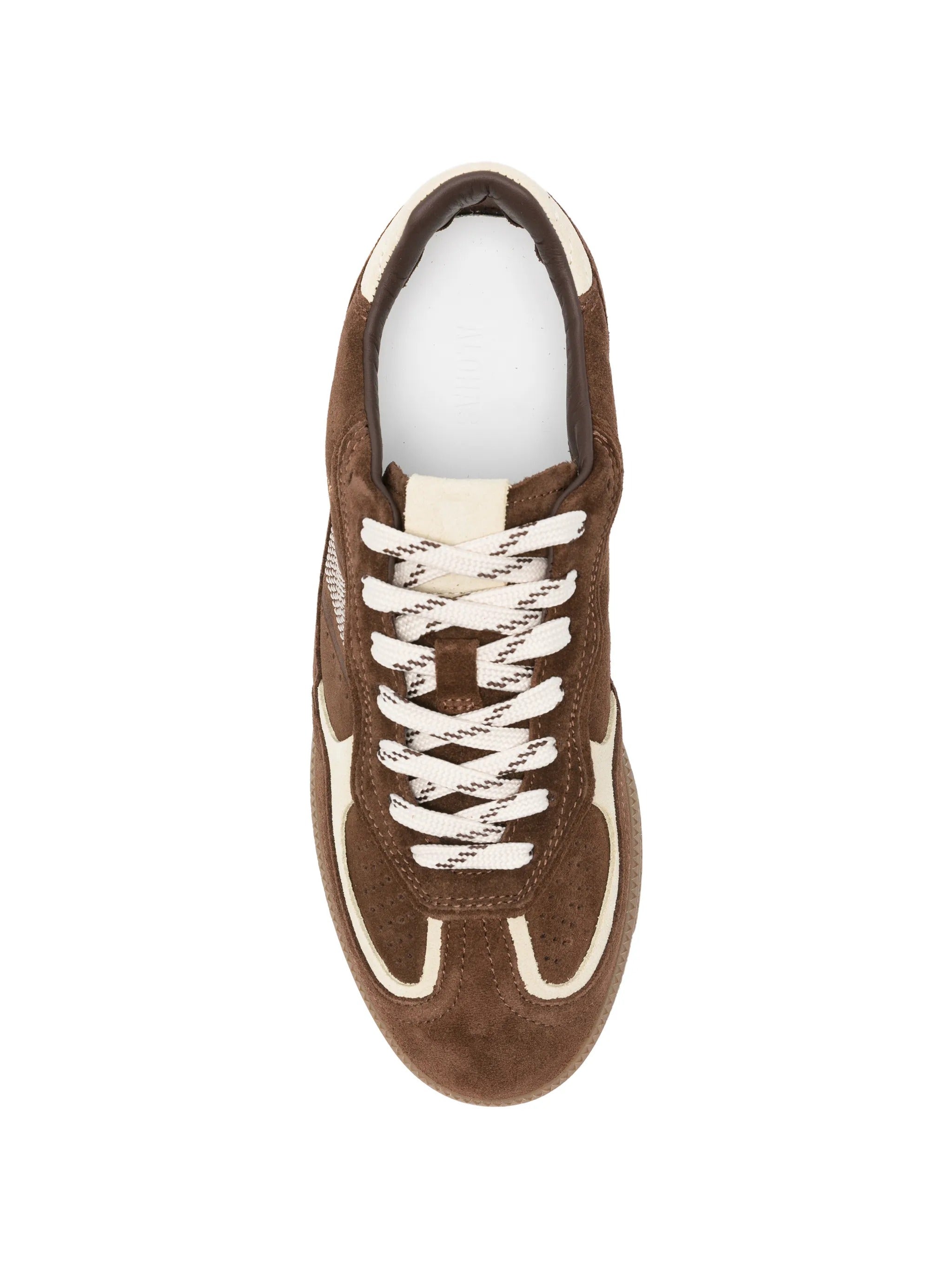 Tb.490 rife cocoa & off white leather sneakers