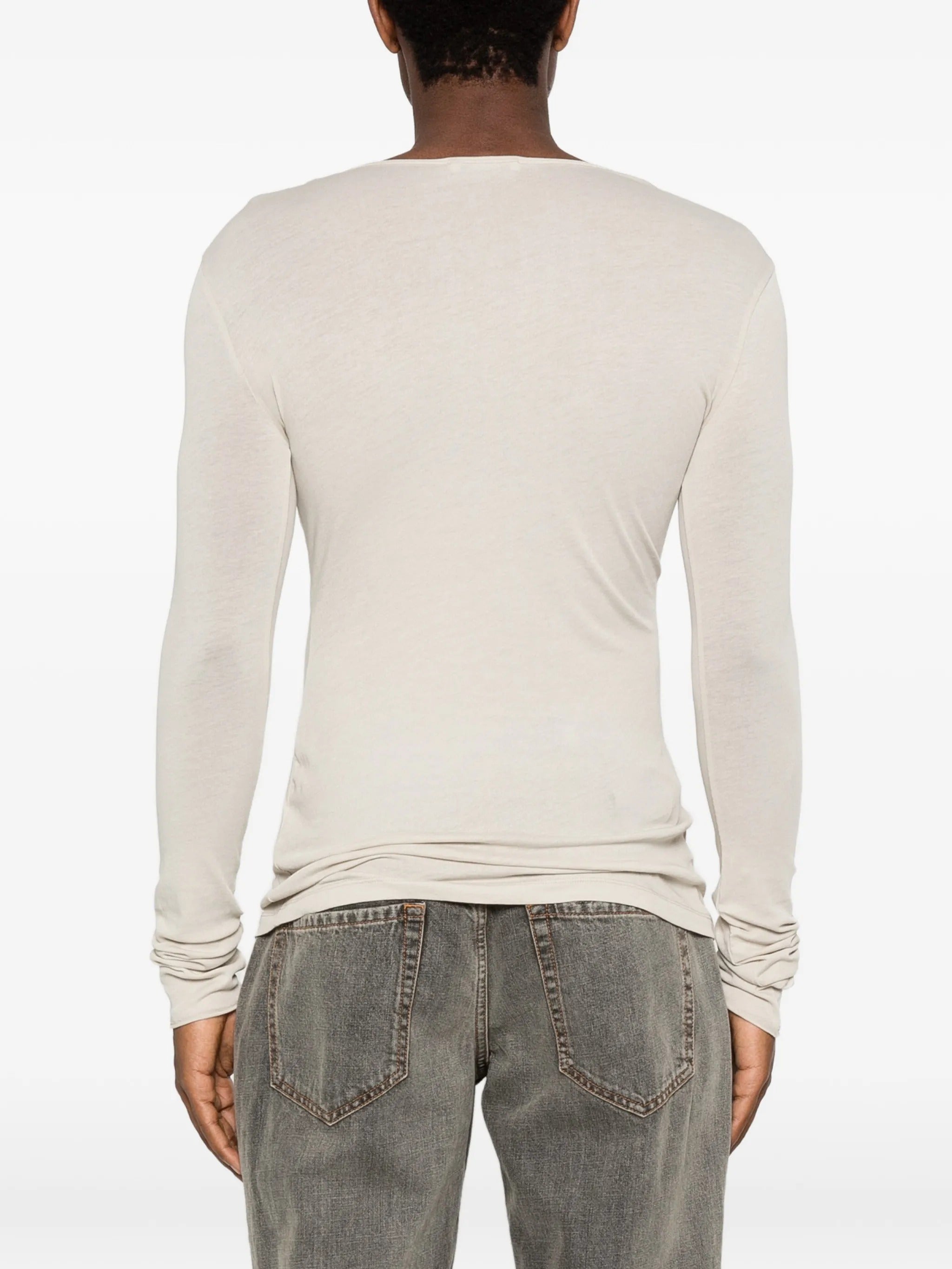 Sheer long sleeve