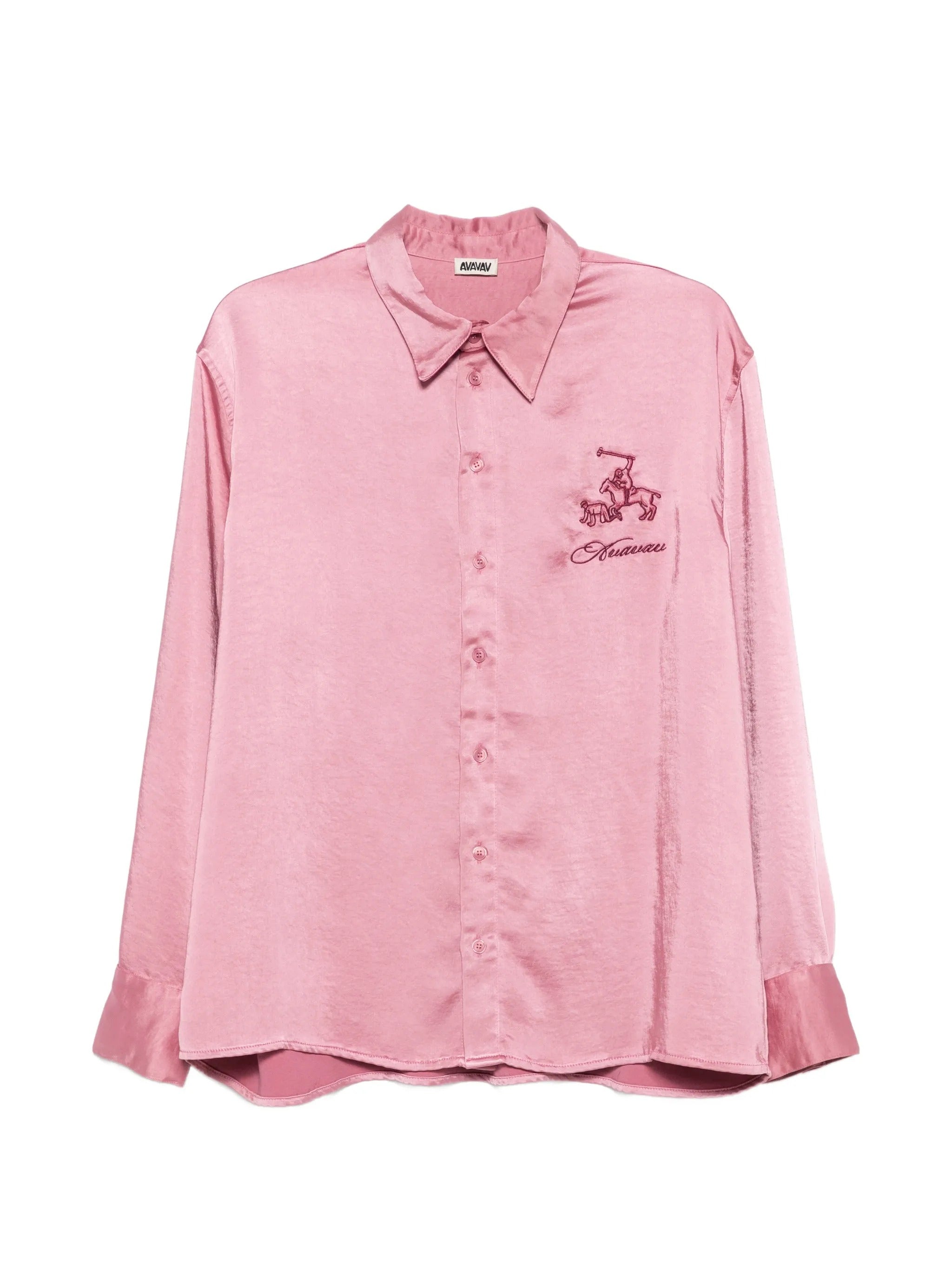 Sam shirt satin washed pink