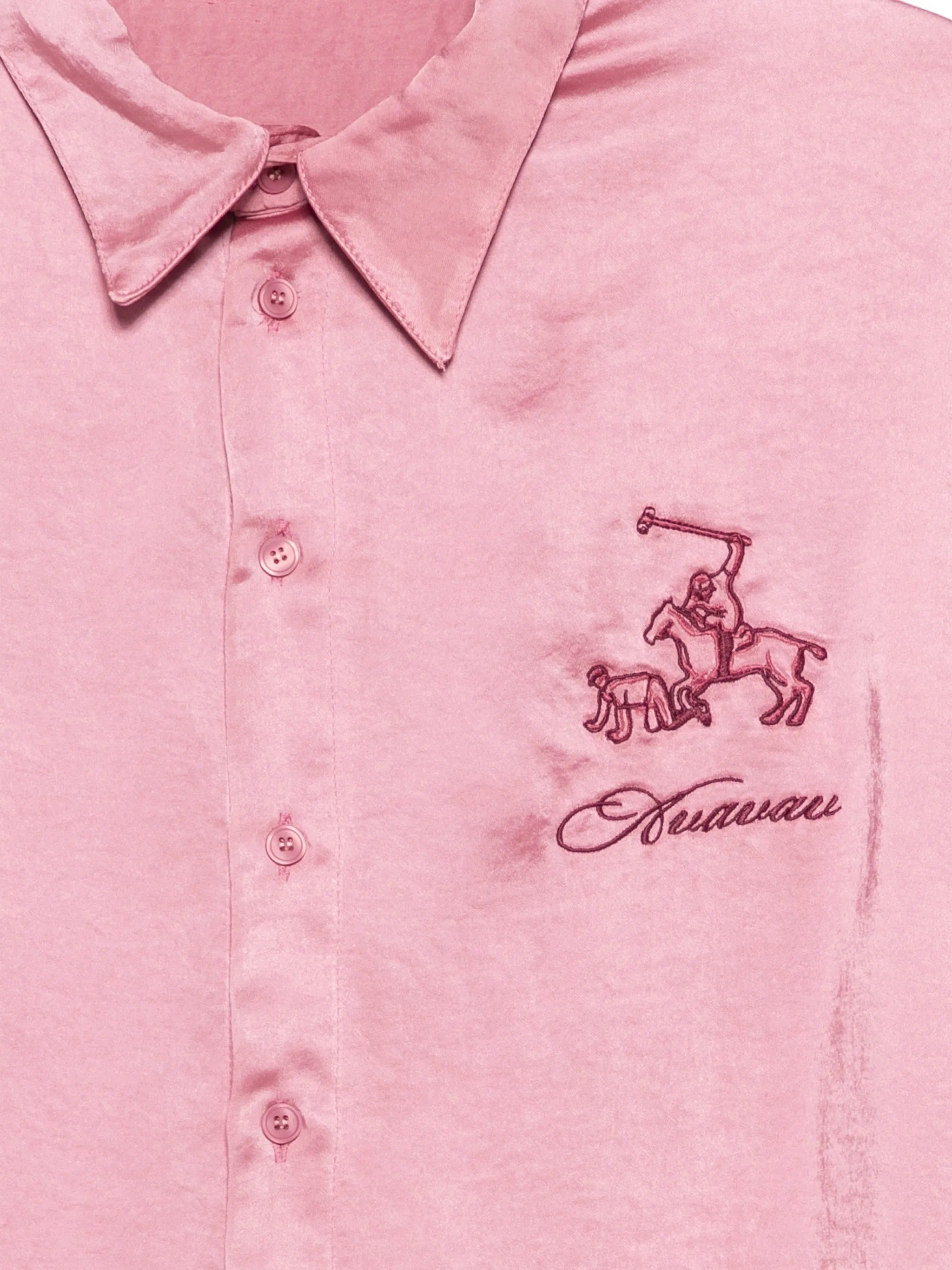 Sam shirt satin washed pink