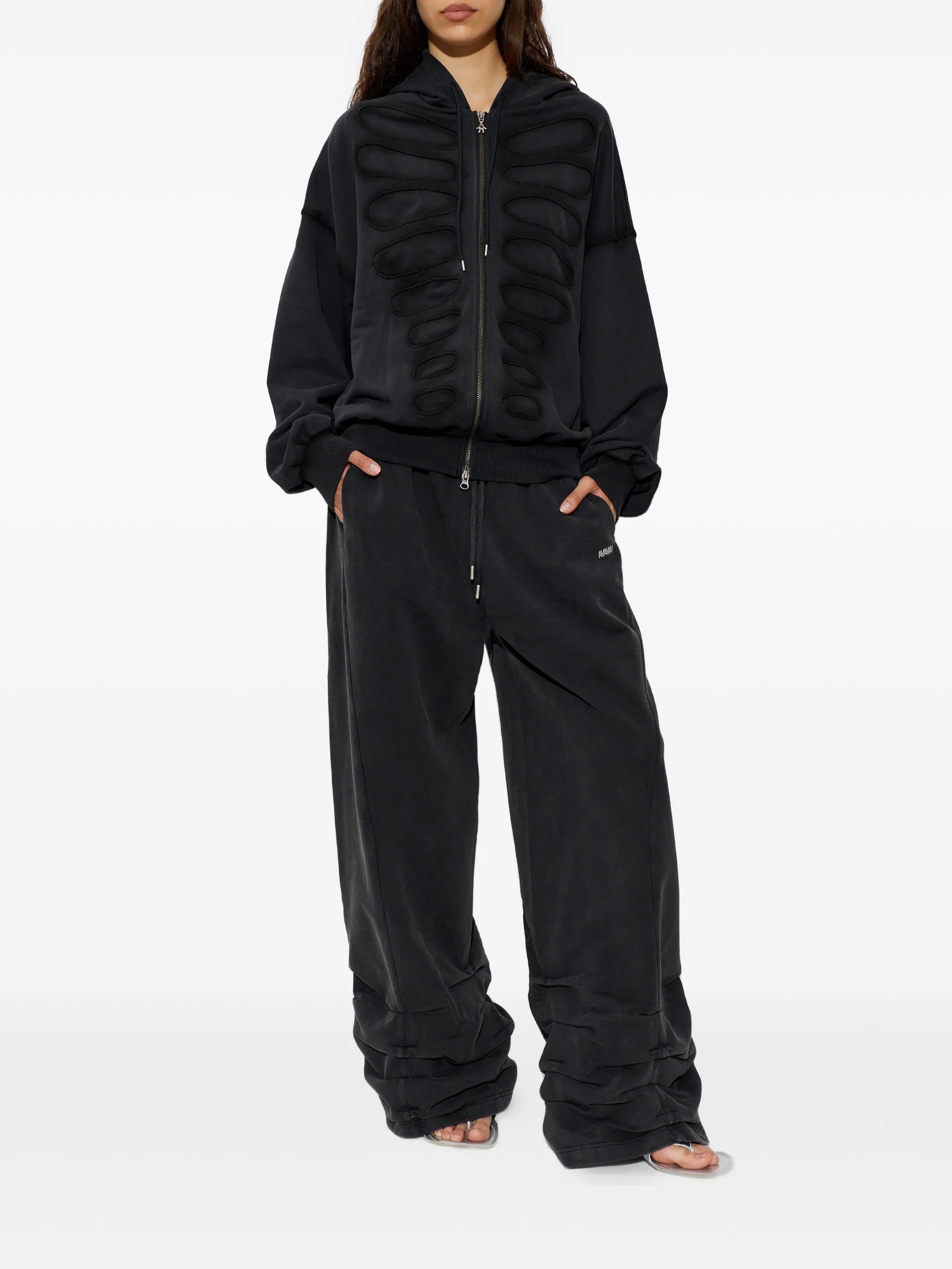 Tim os shoulderless hoodie "fake" cut application