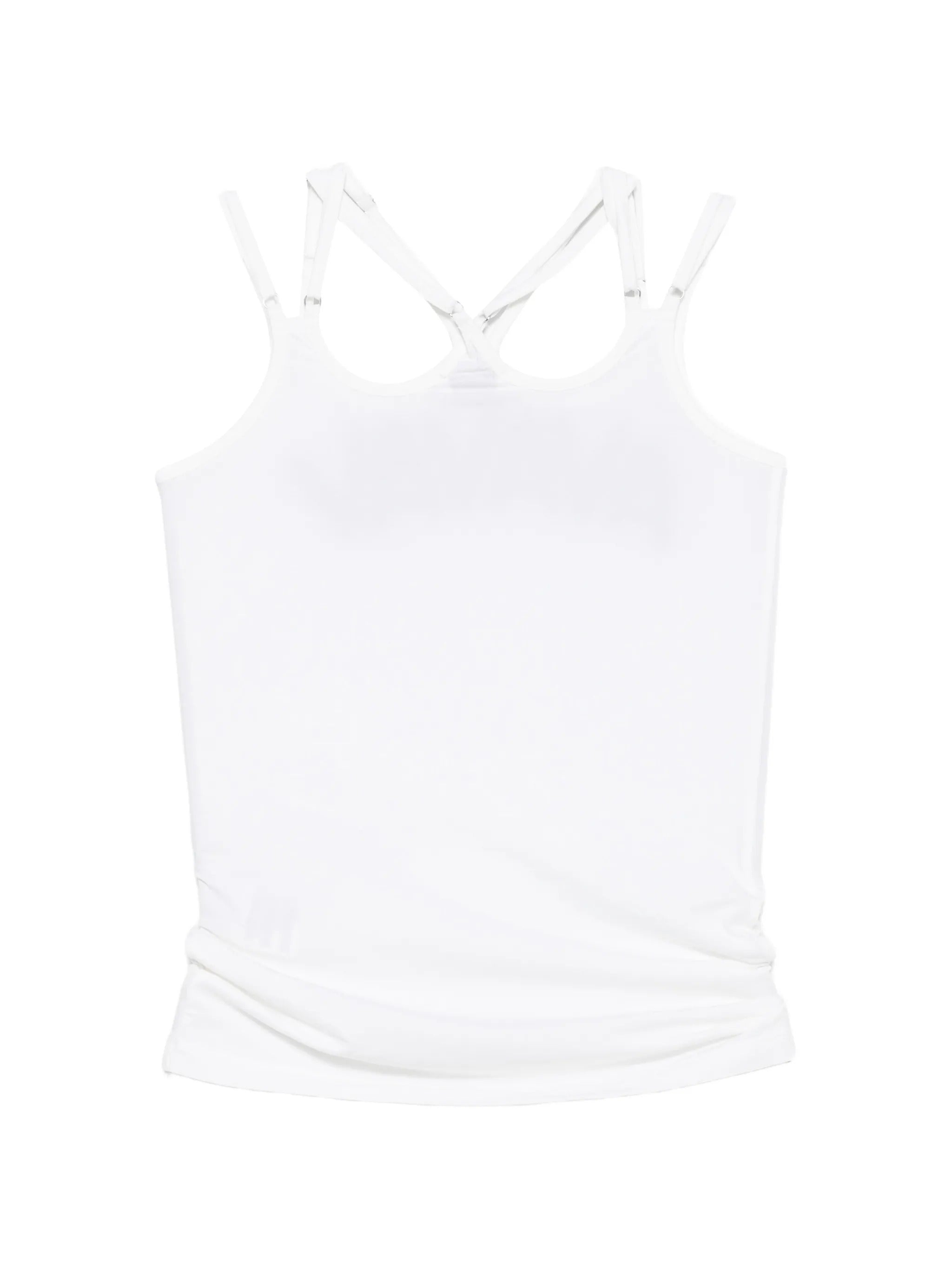 Tova multi strap top printed av-logo