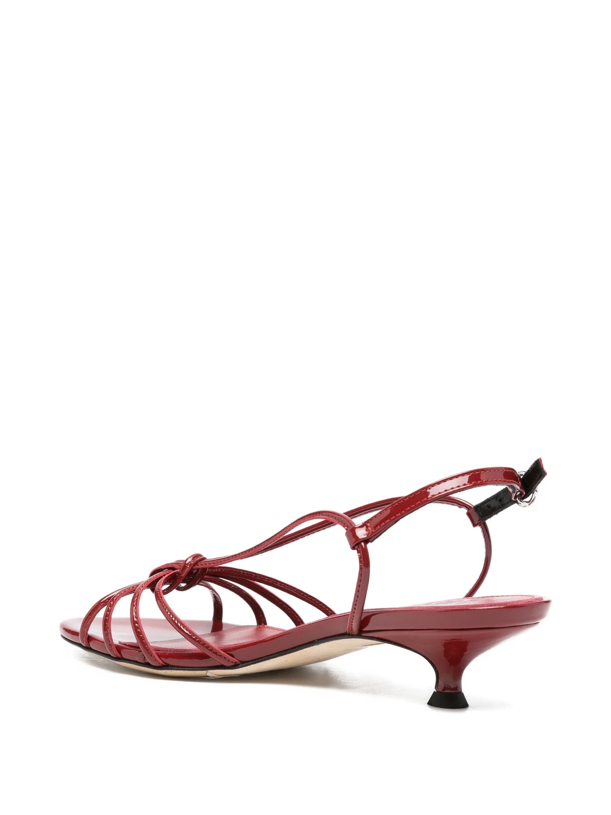 Amara patent calf leather blood