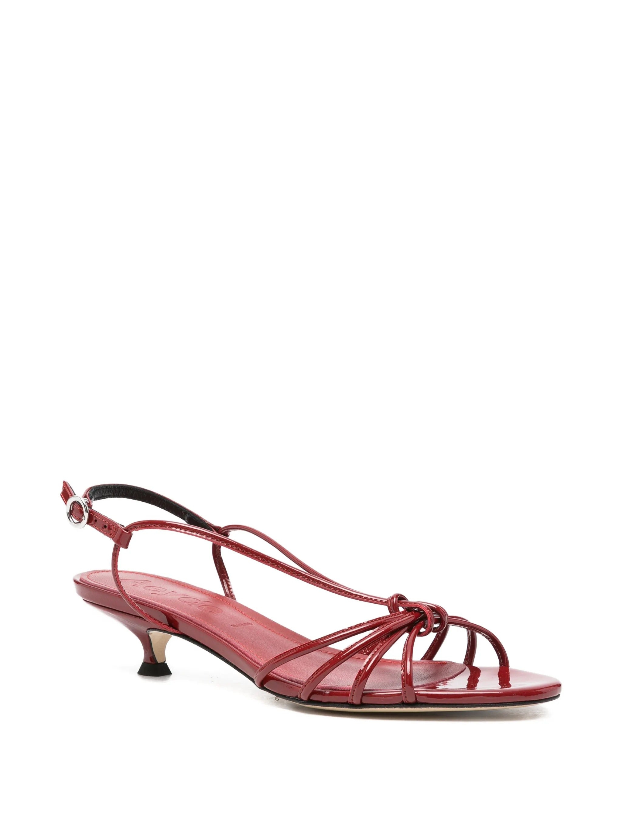 Amara patent calf leather blood
