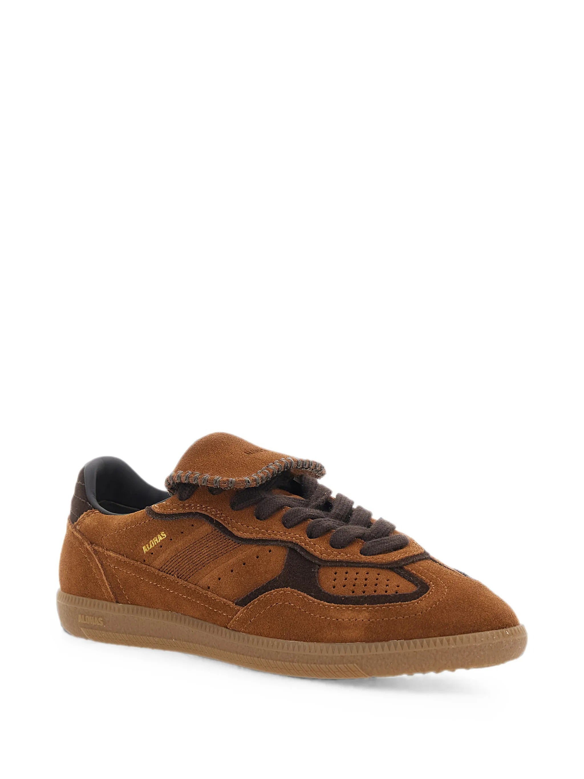 Tb.490 club suede brown leather sneakers