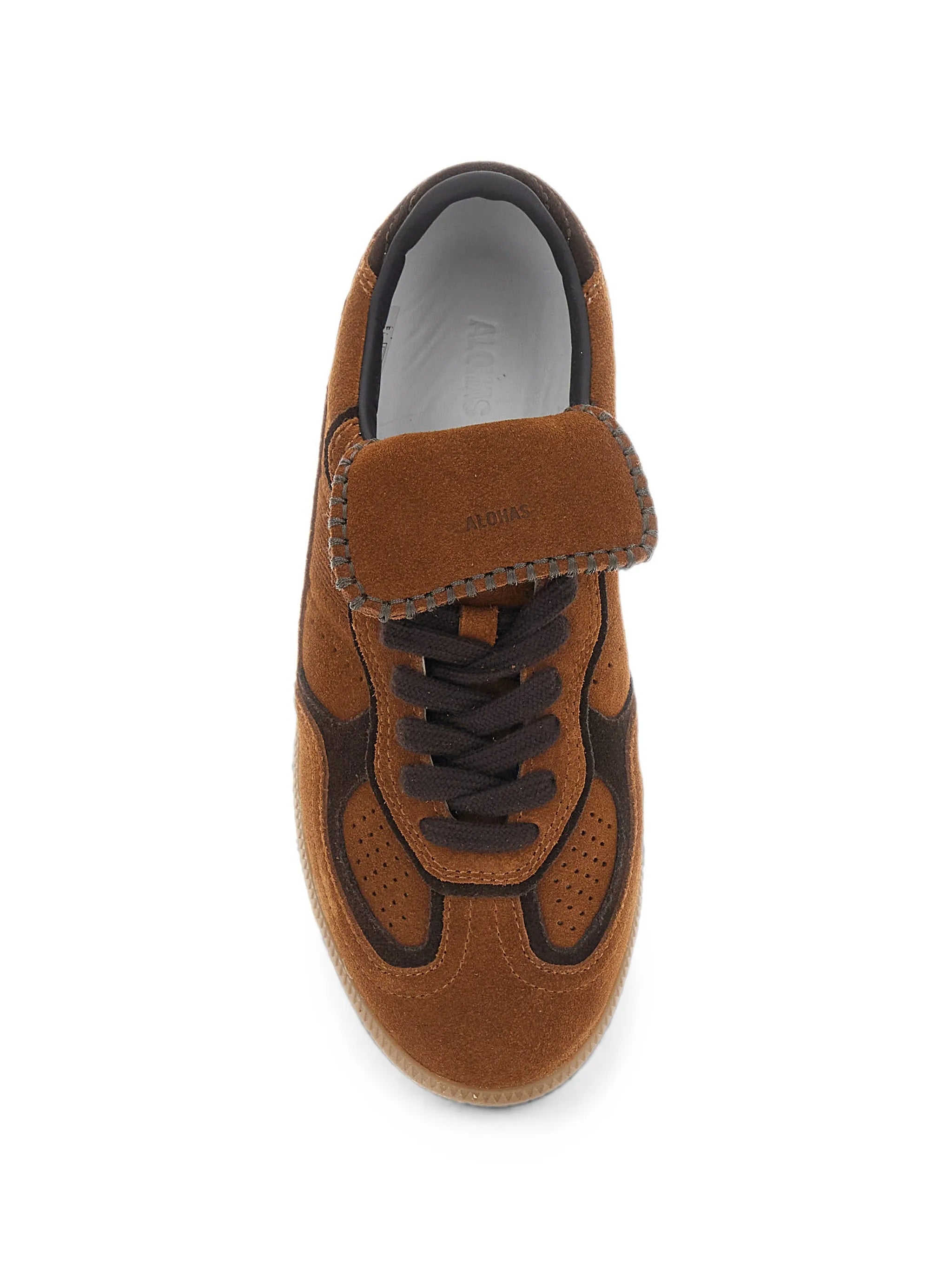 Tb.490 club suede brown leather sneakers