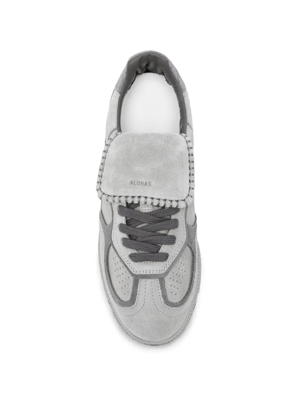 Tb.490 club suede pale grey leather sneakers