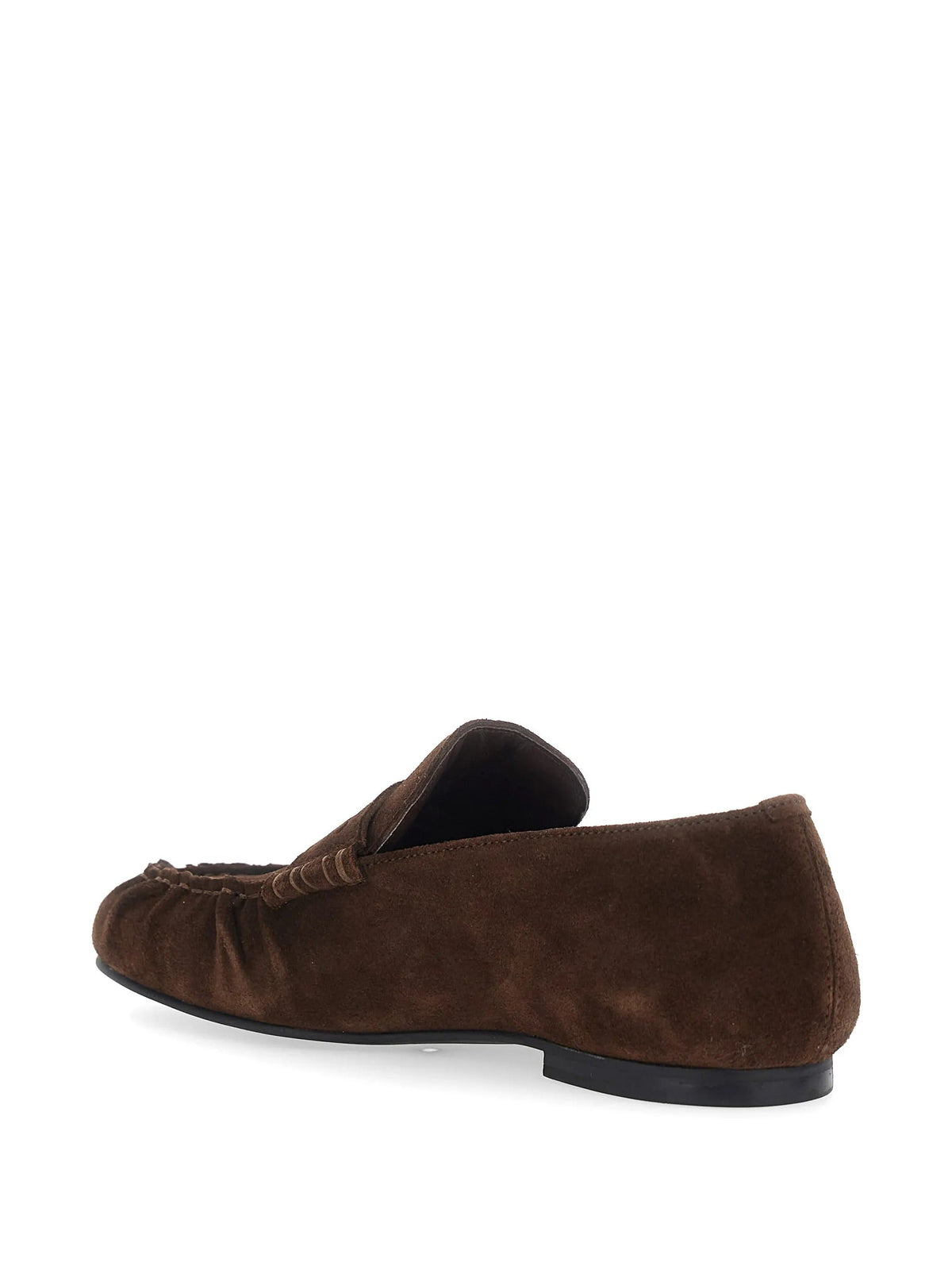 Aven suede brown leather loafers