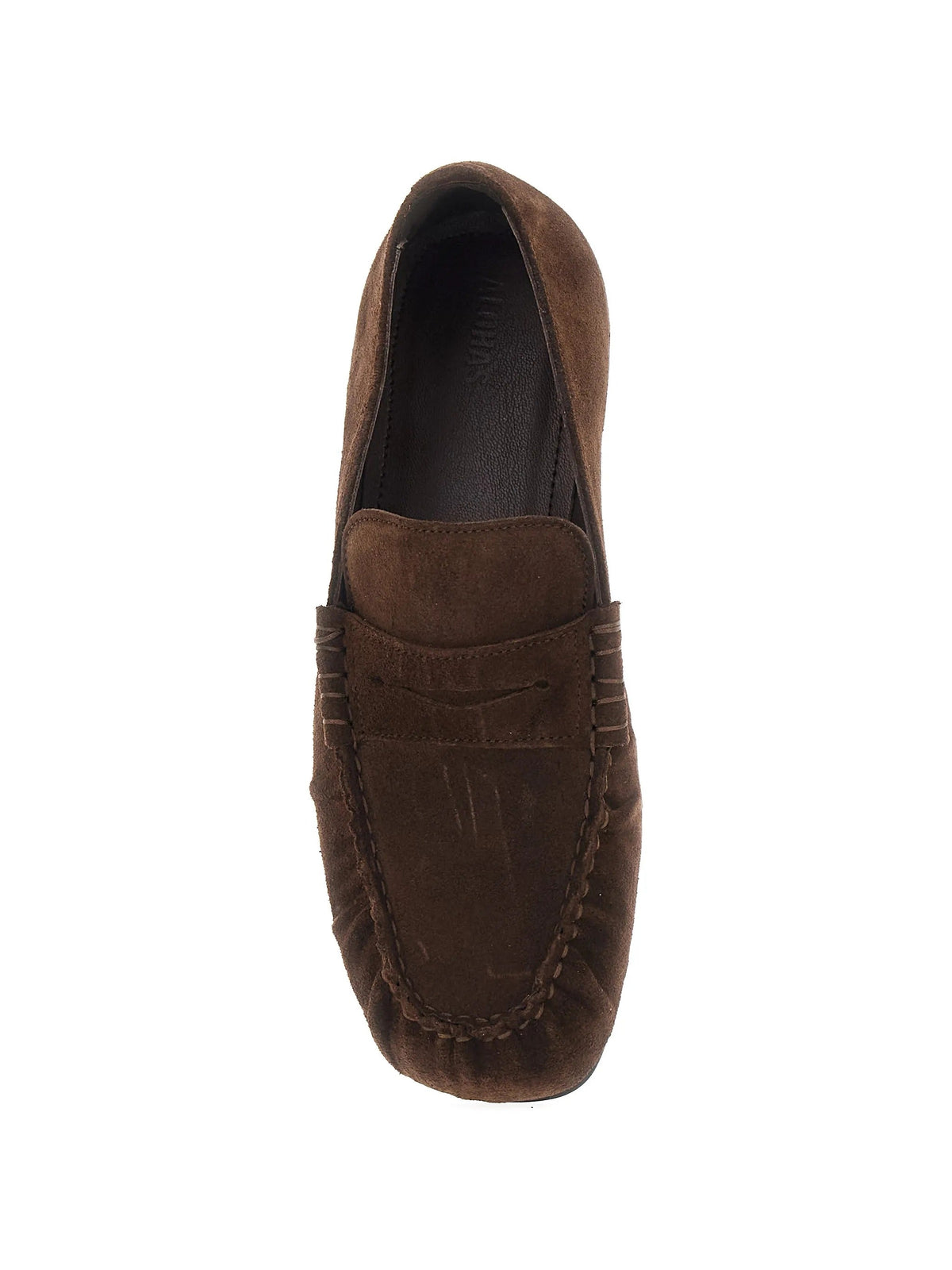 Aven suede brown leather loafers