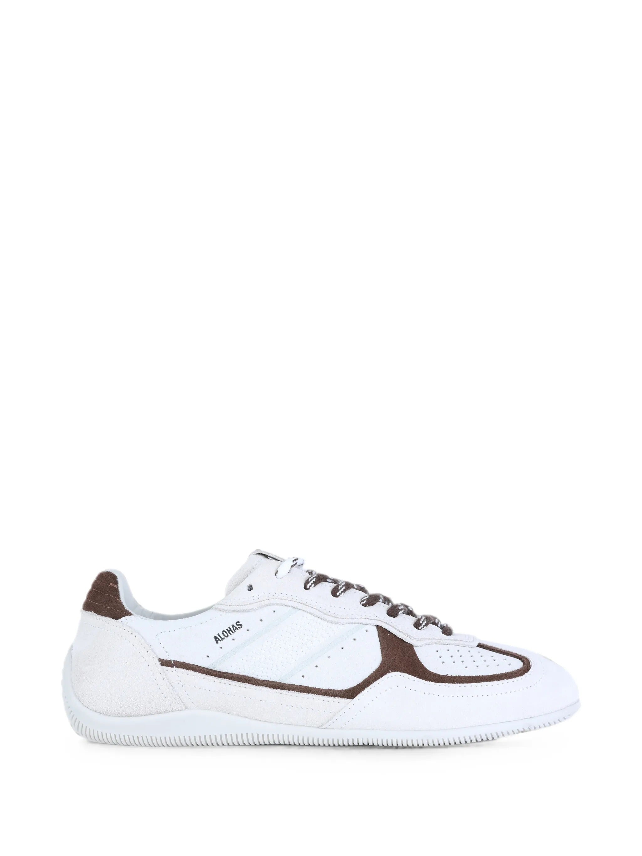 Tb.91 suede cream leather sneakers