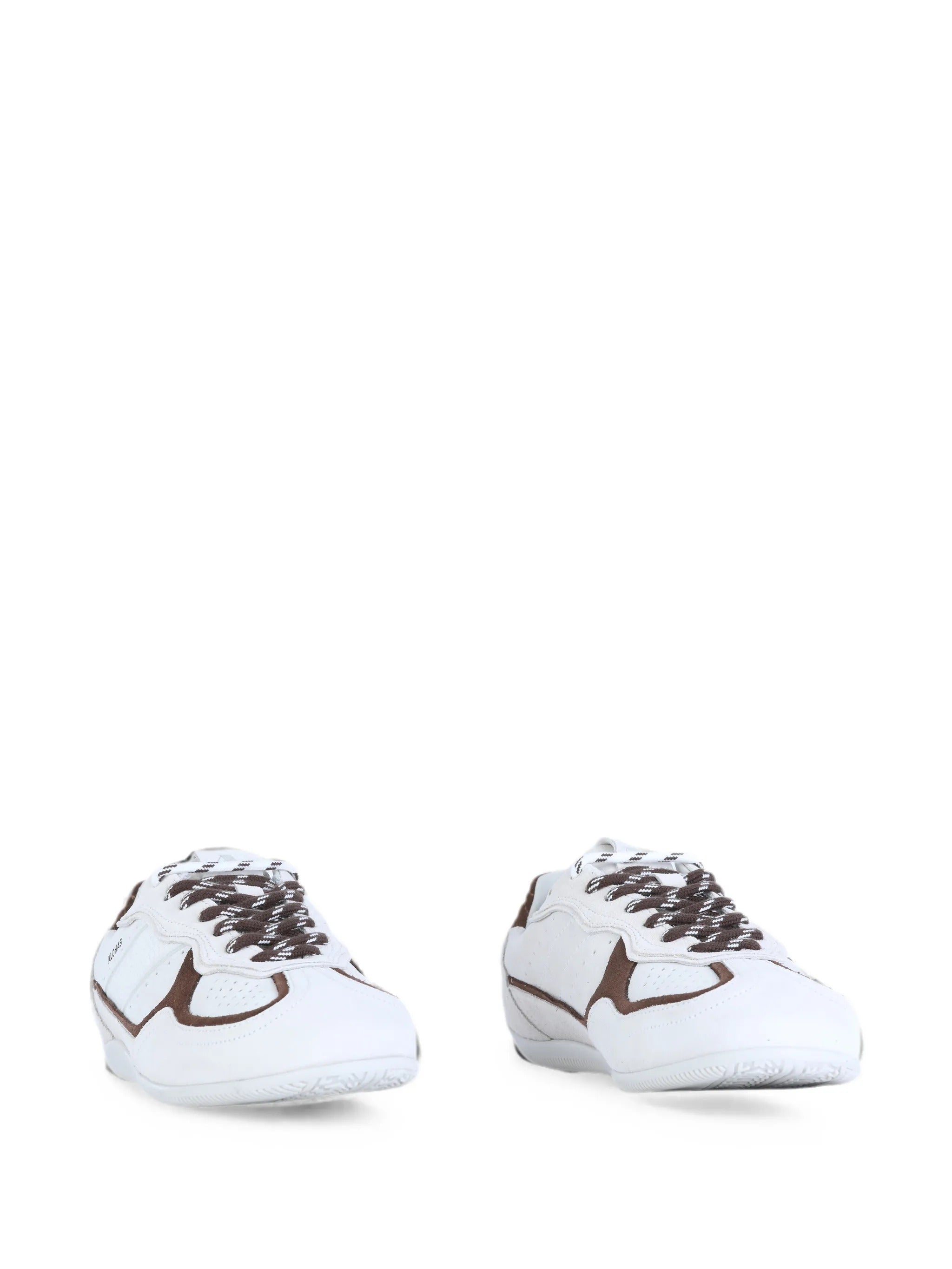 Tb.91 suede cream leather sneakers