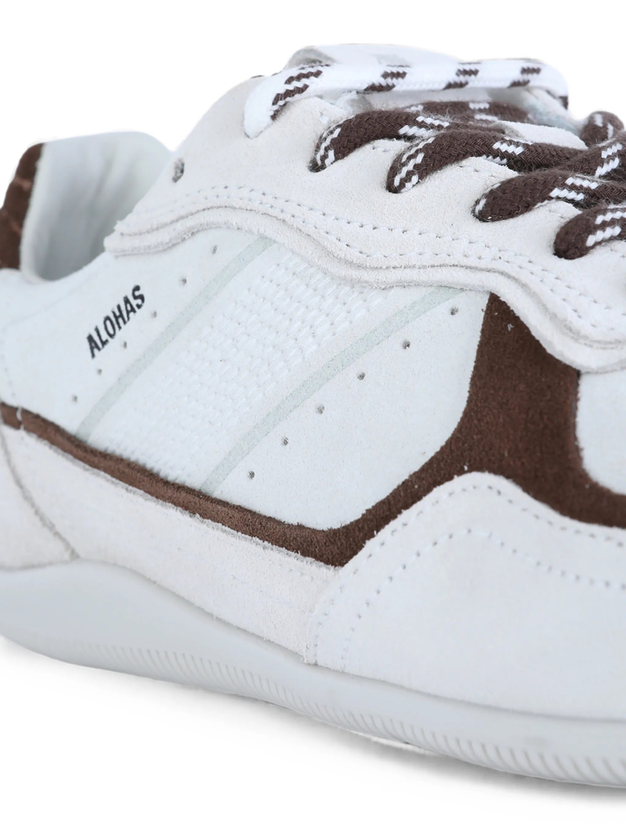 Tb.91 suede cream leather sneakers