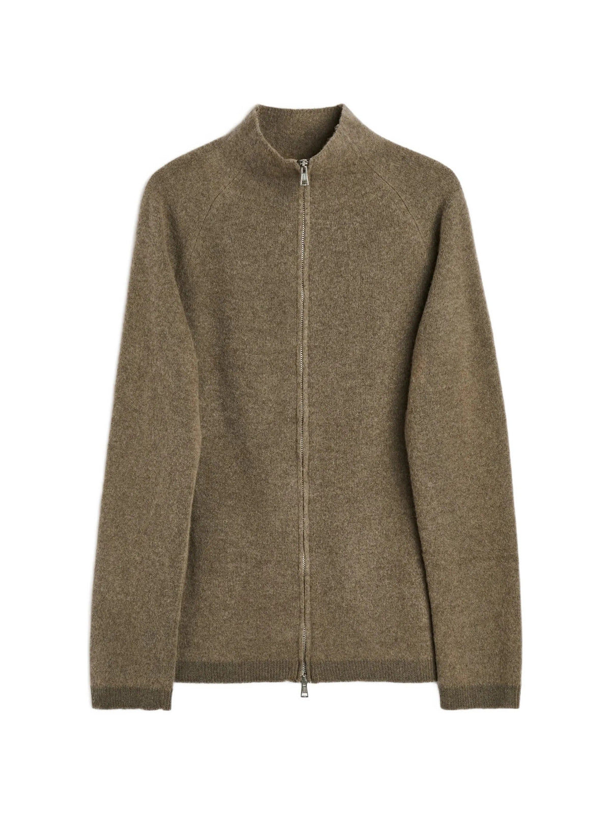 Line zip cardigan