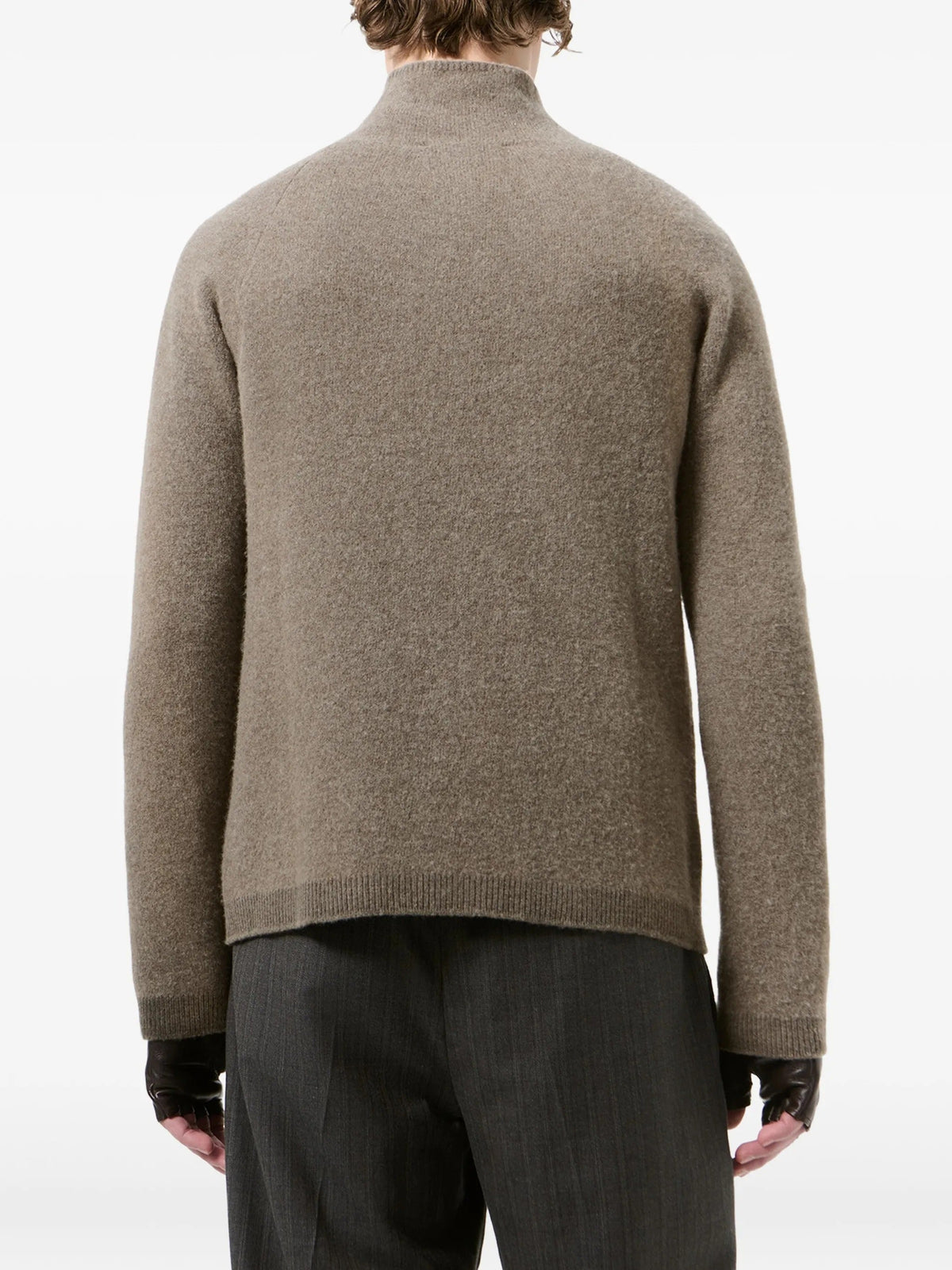 Line zip cardigan