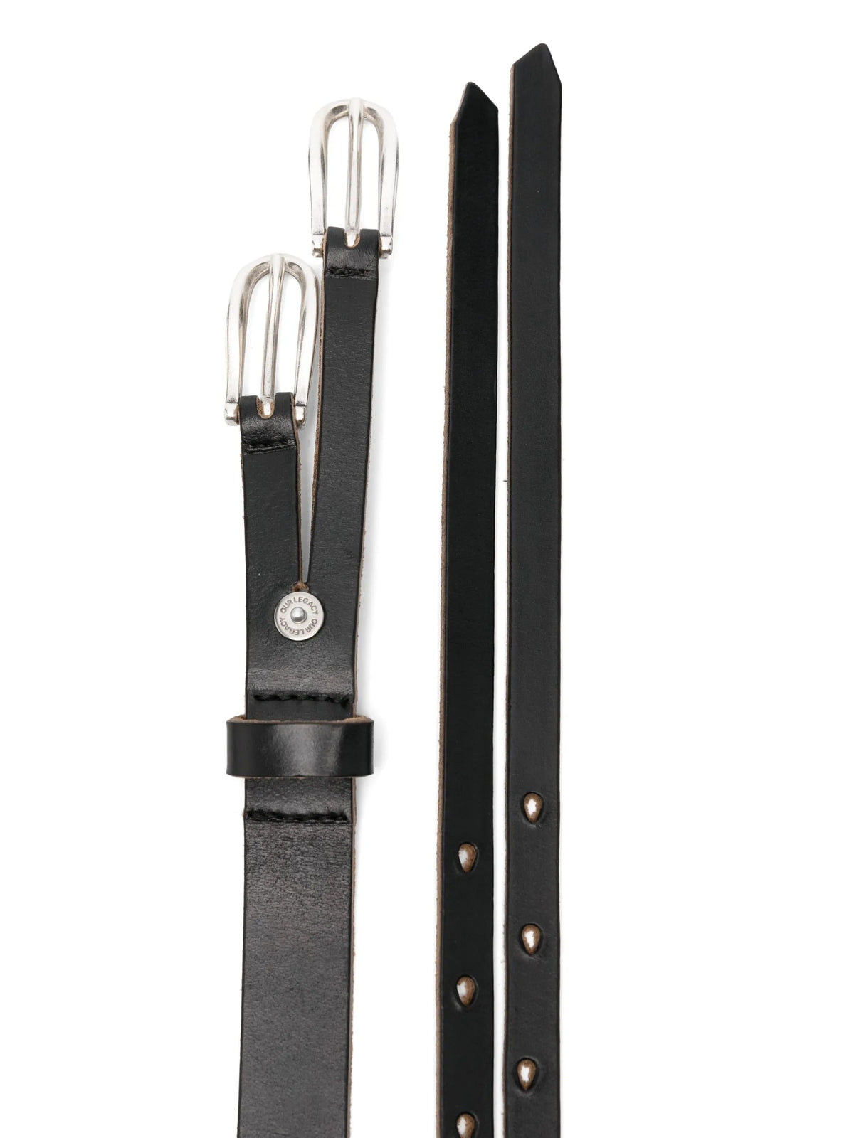 Twin tongue belt