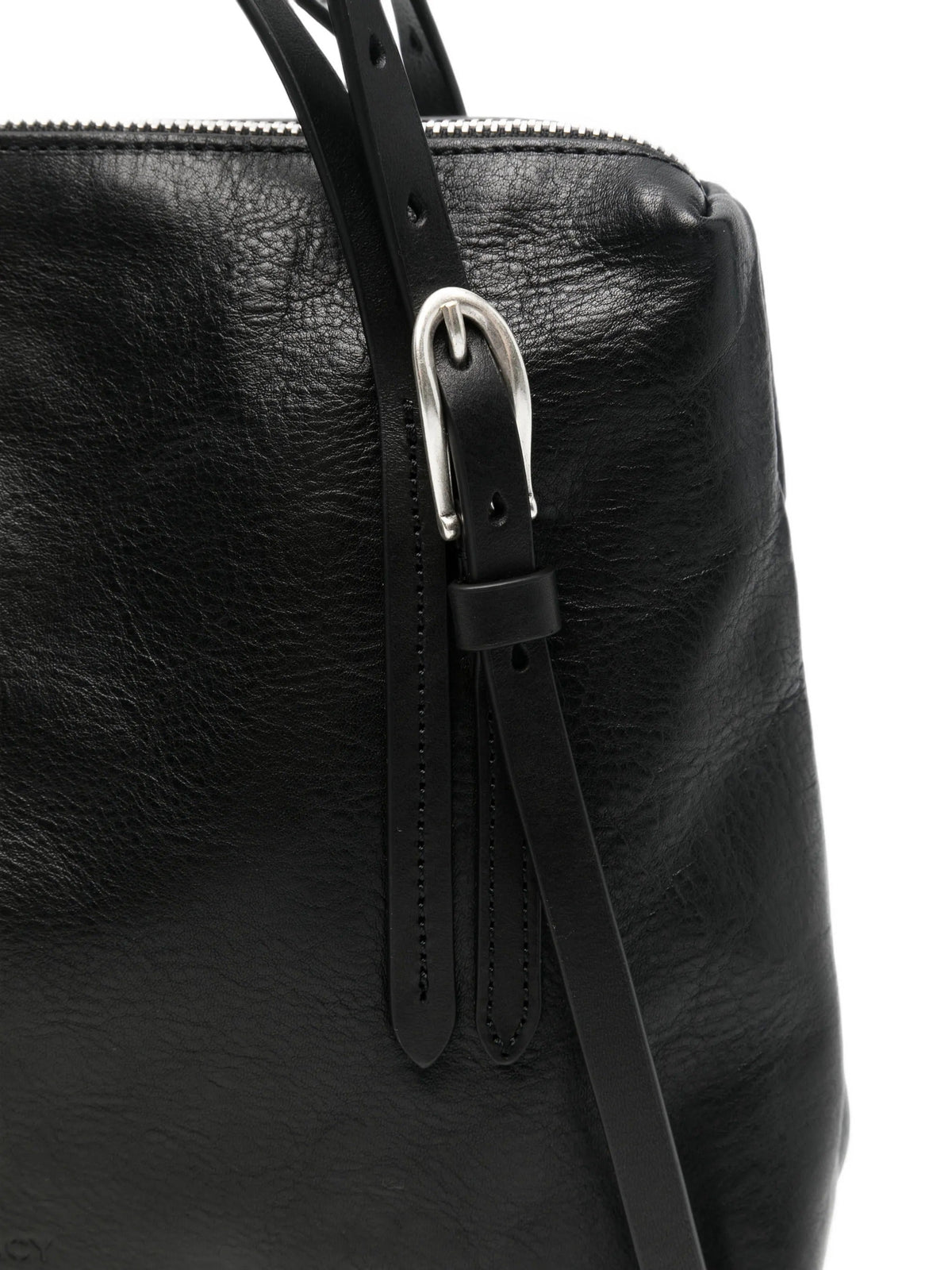 Lever shoulder bag