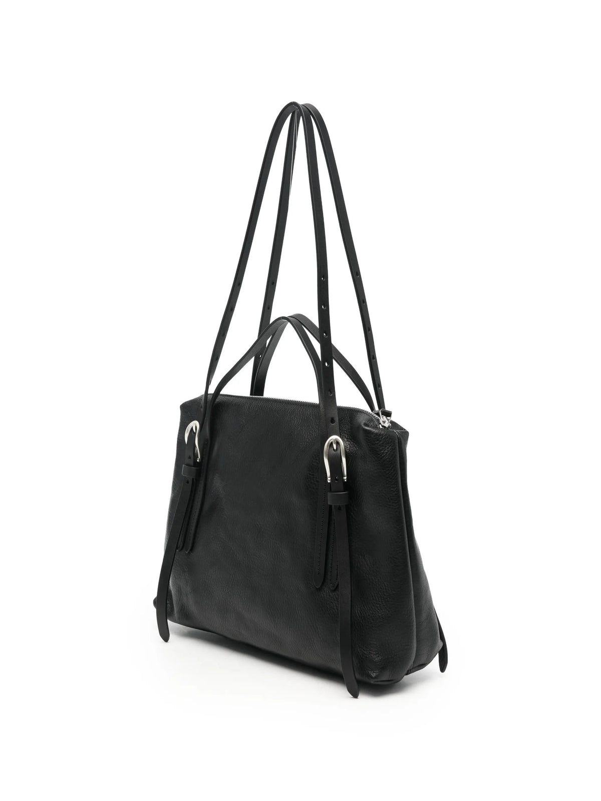 Lever shoulder bag