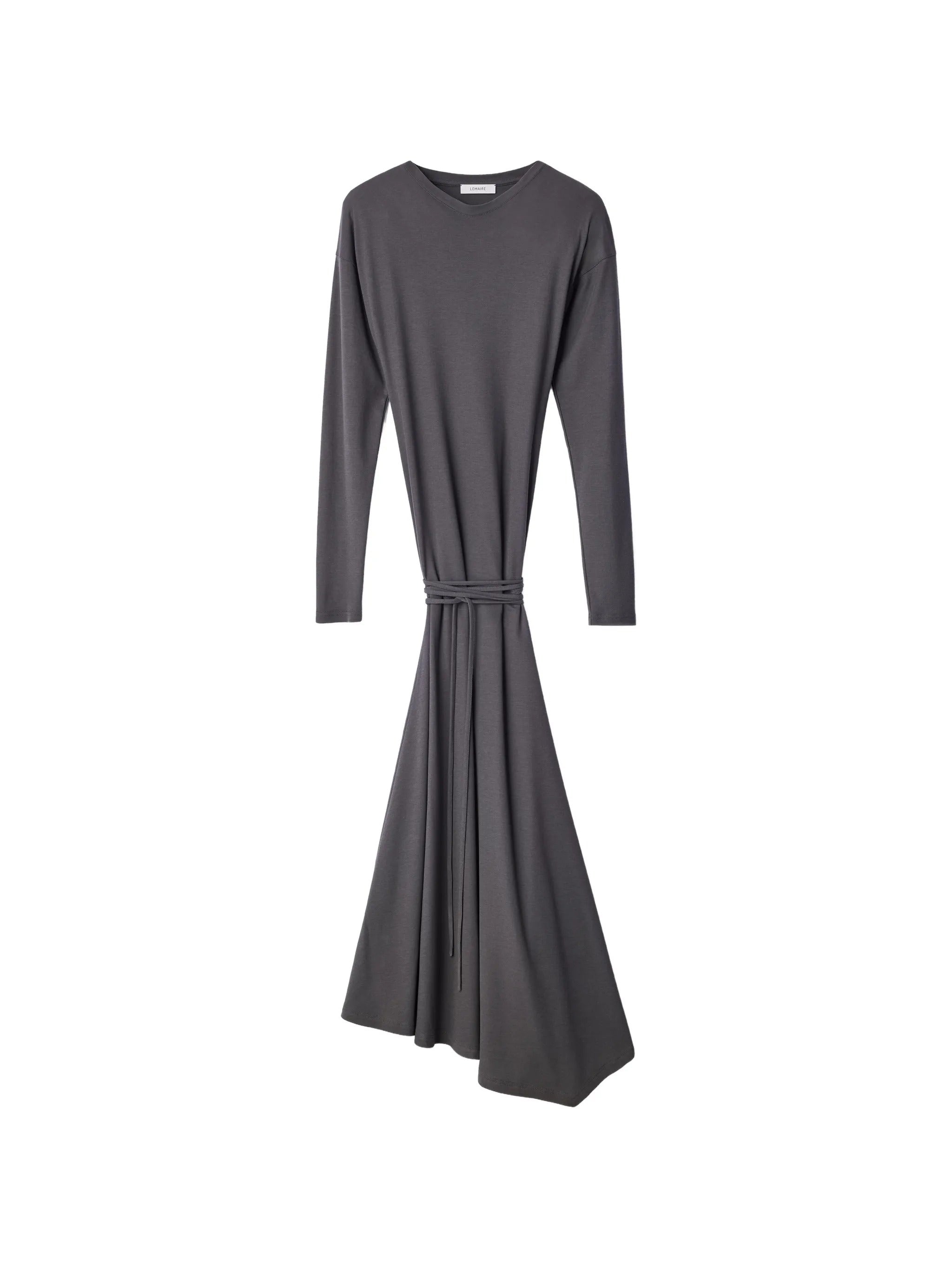Long sleeve fluid dress