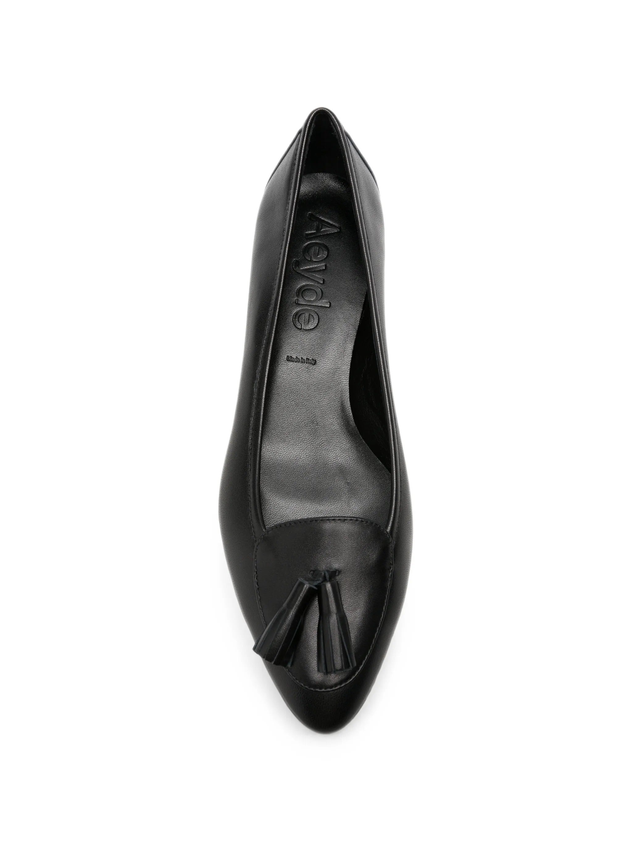 Valentine tassel nappa leather black