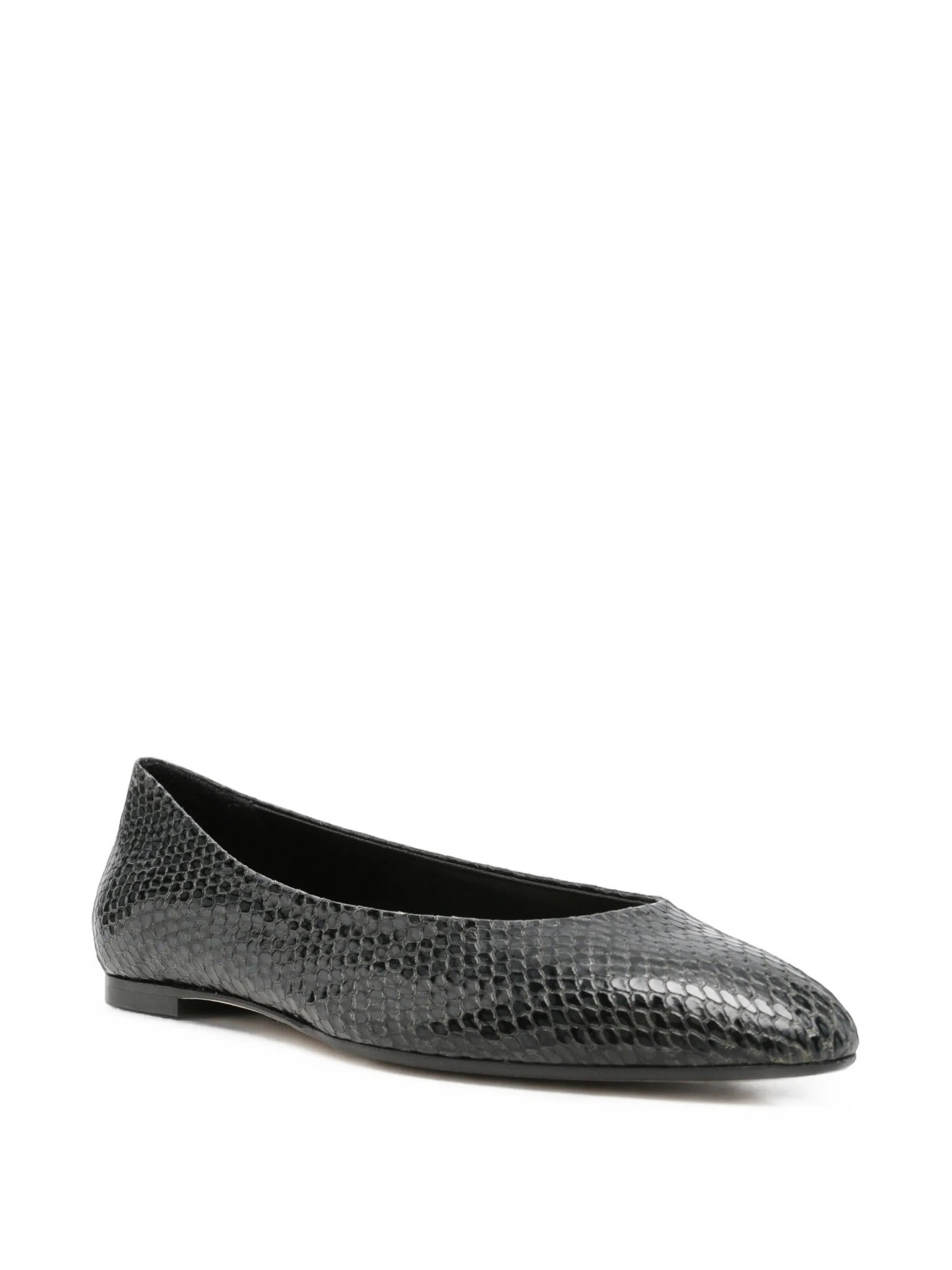 Ellie mini snake print calf leather moss