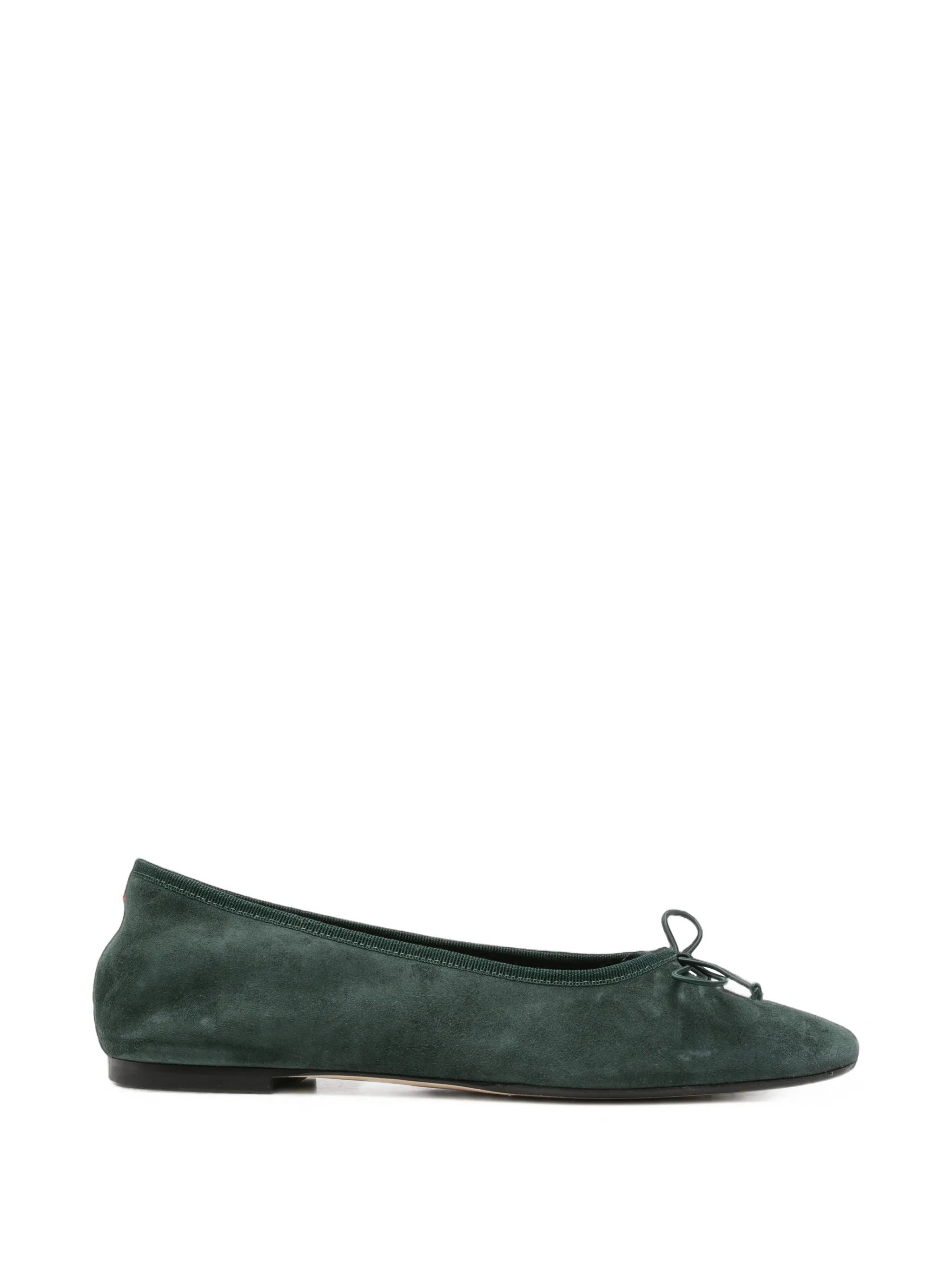 Tiby kid suede leather moss