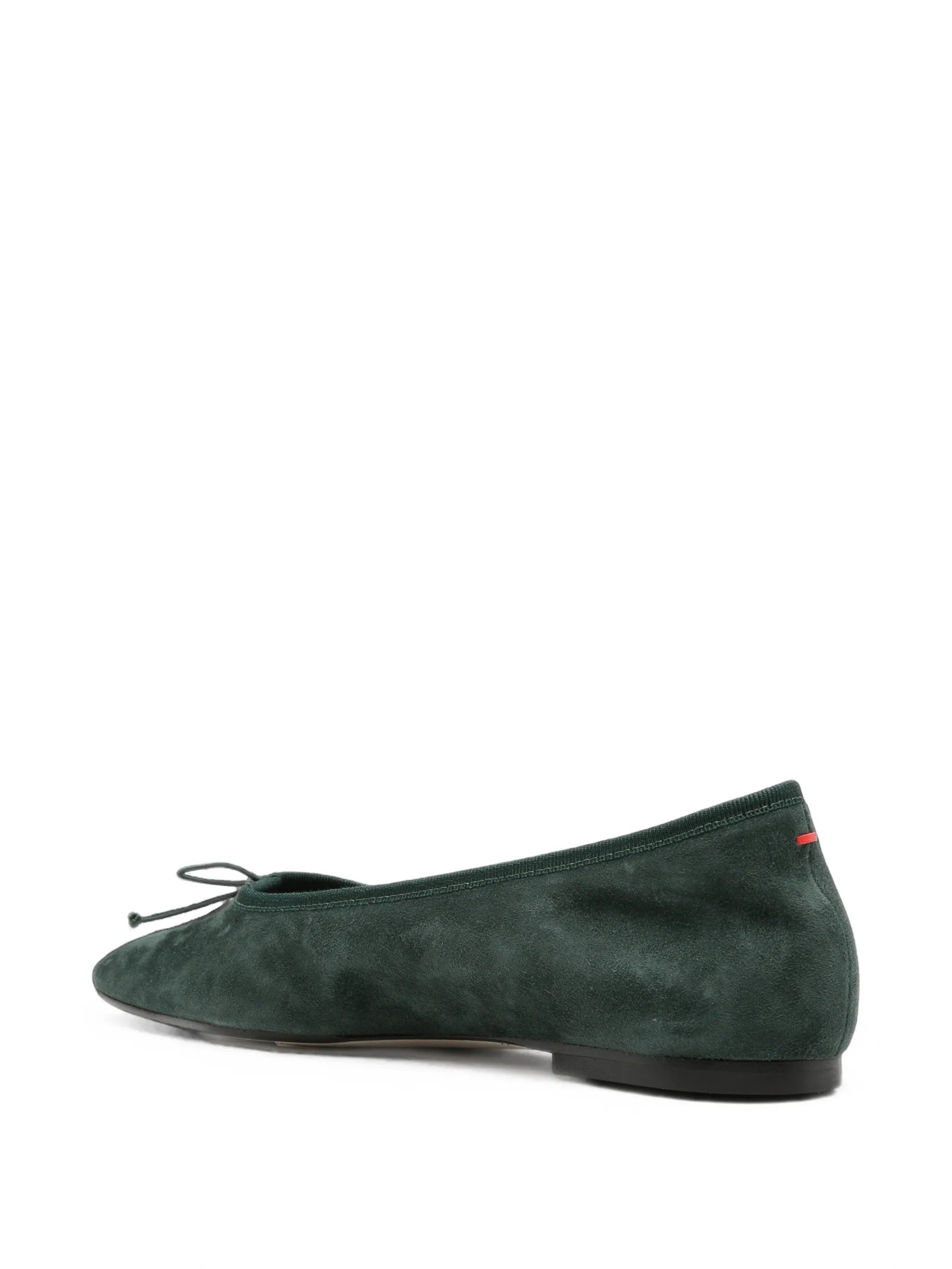 Tiby kid suede leather moss