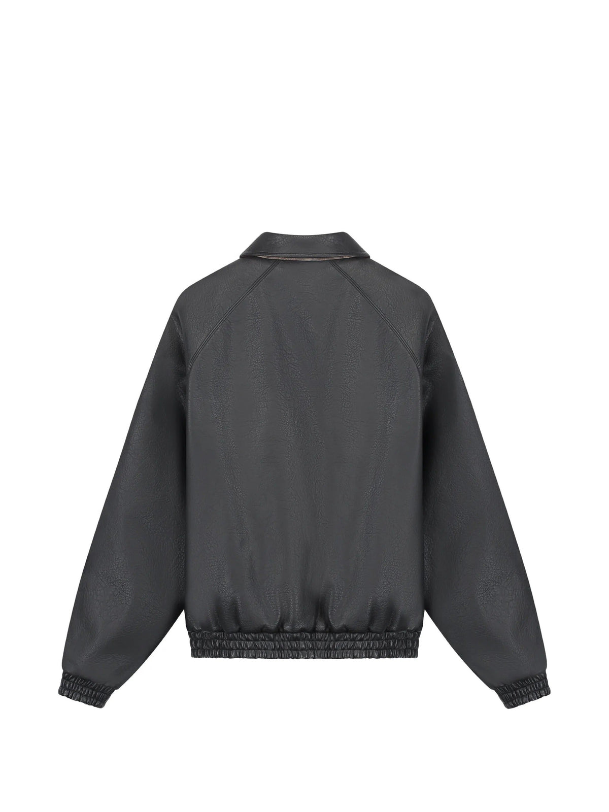 Reversible leather uniform jacket