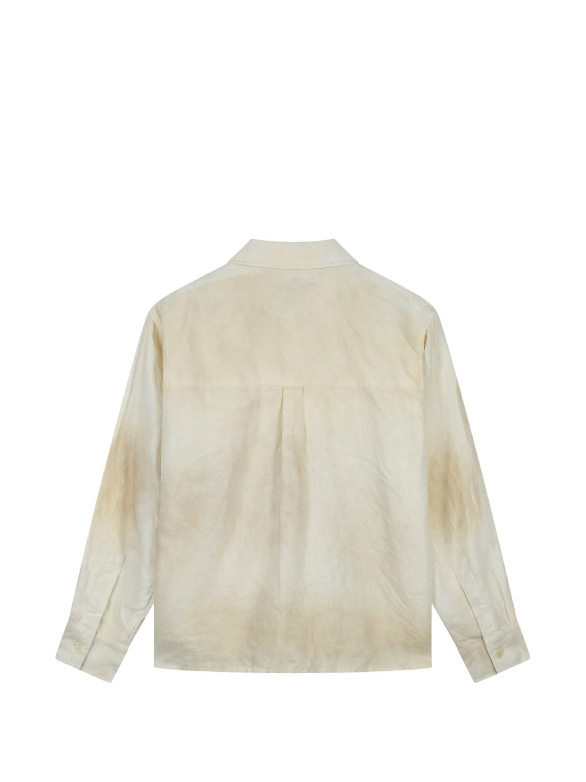Dusty linen zip shirt