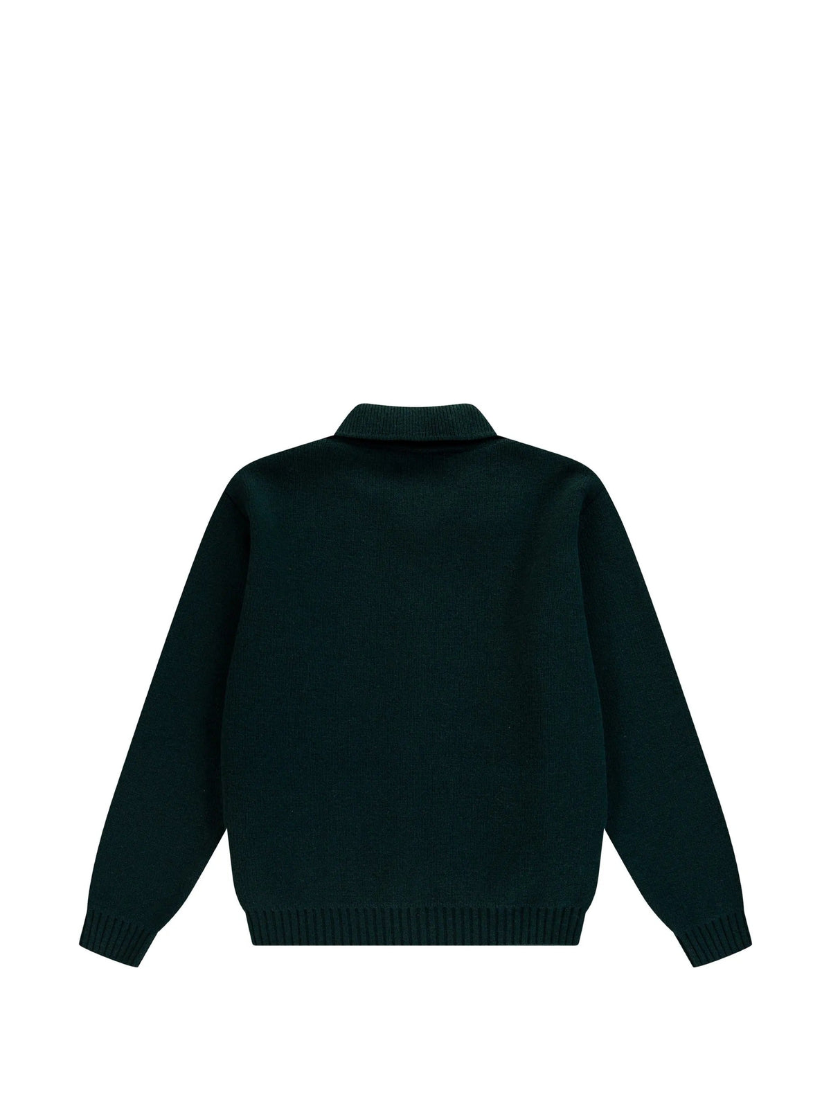 Cable knit zip cardigan