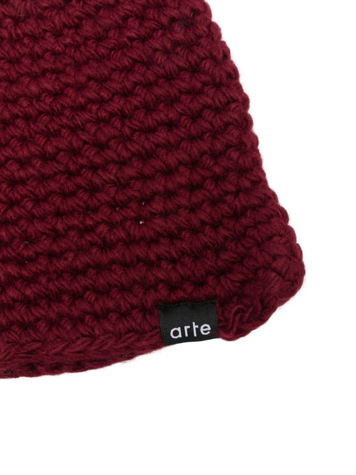 Crochet knit buckethat