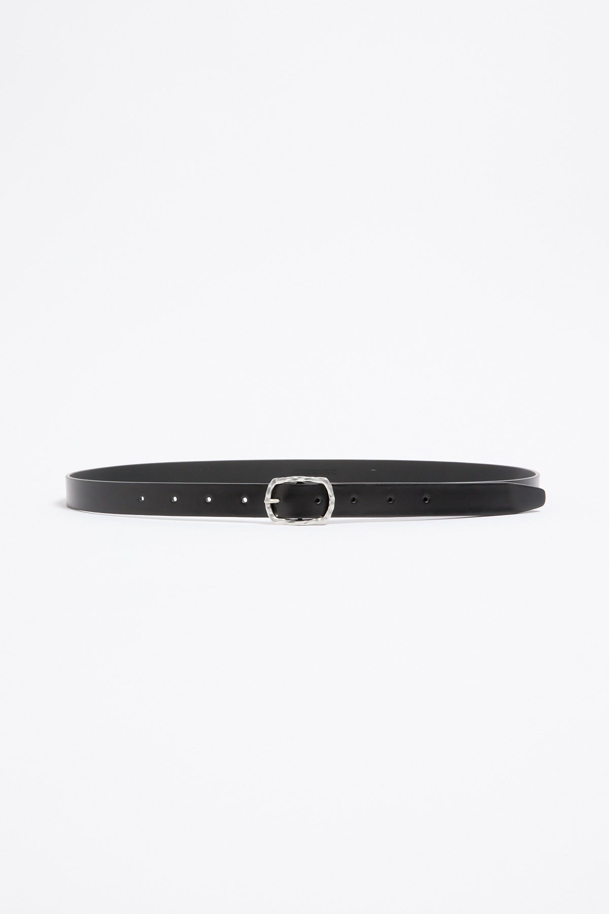 Garland 2 cm belt with hammered buckle oily calf s