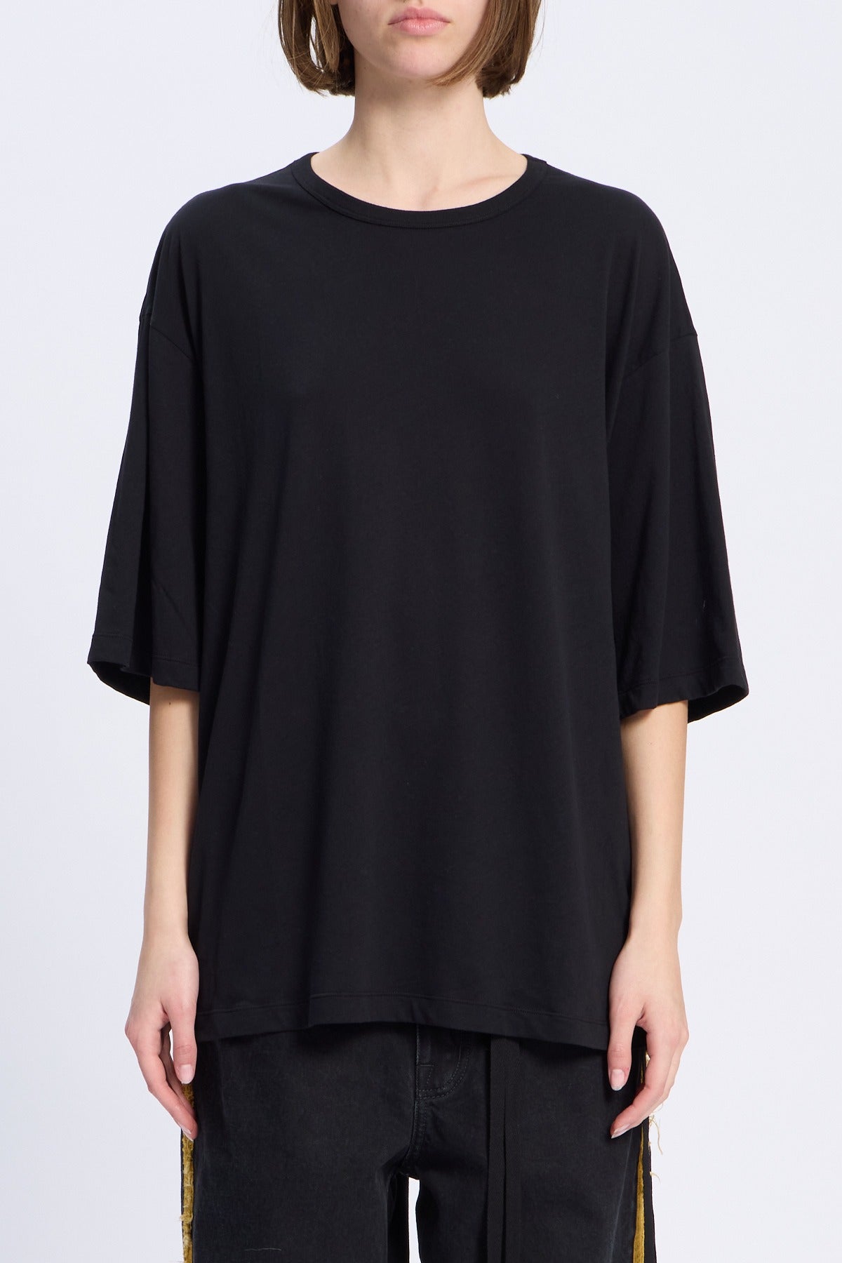 Aga high comfort fit t-shirt with "les fleurs du m