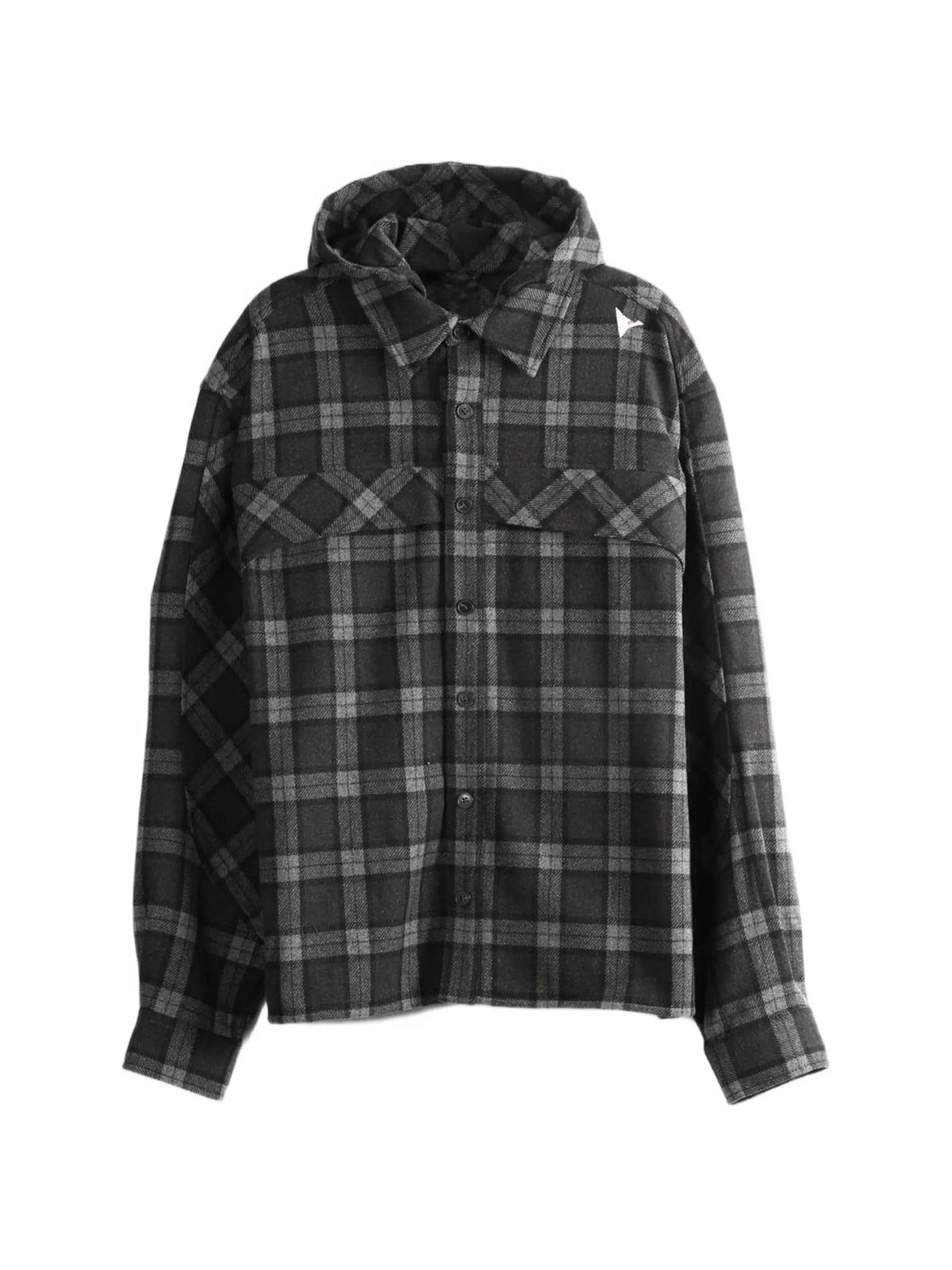 Logger wool check long sleeve shirt