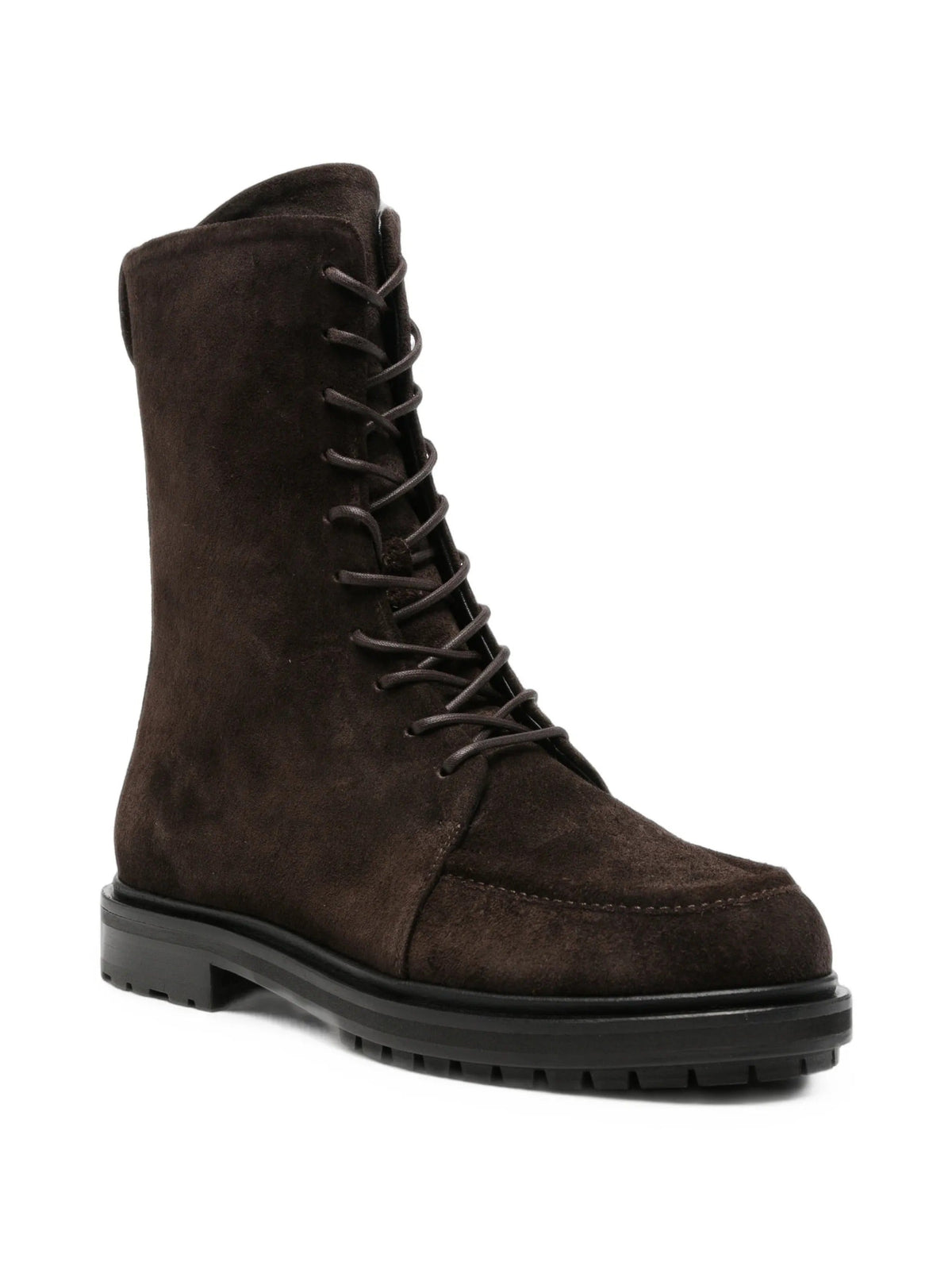 Tate cow suede leather moka