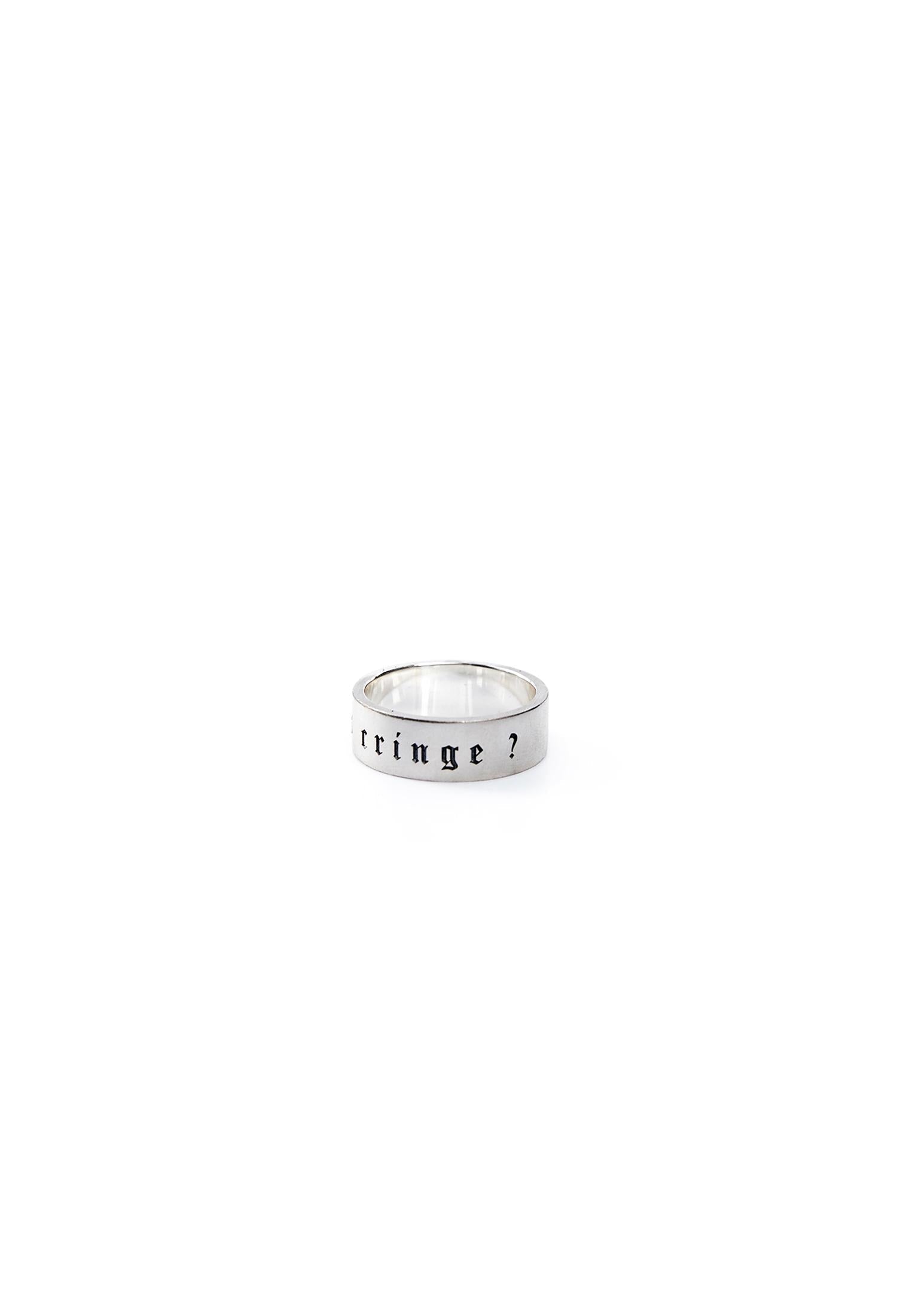 “what is cringe?” ring