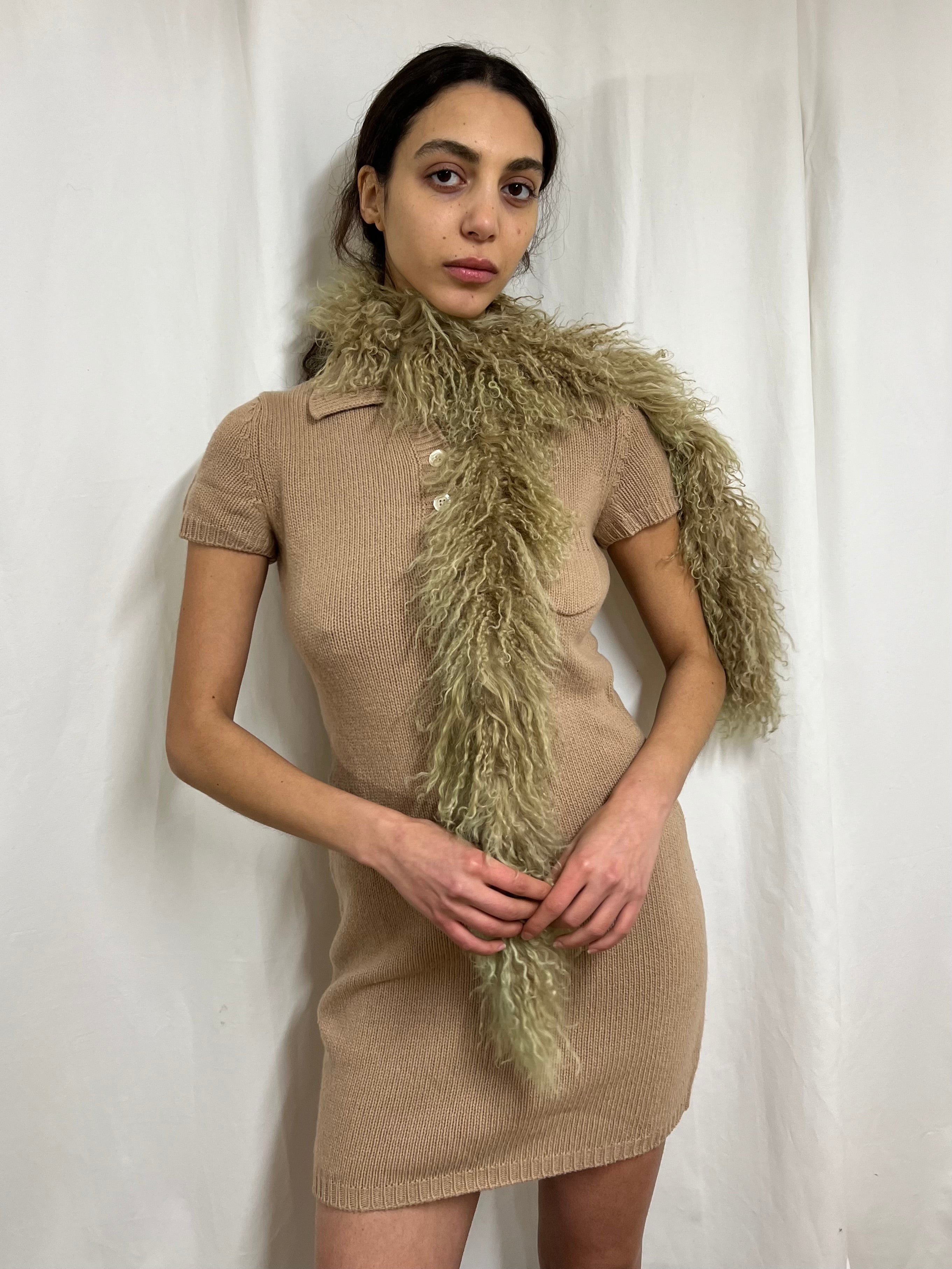 Afghan fur neck