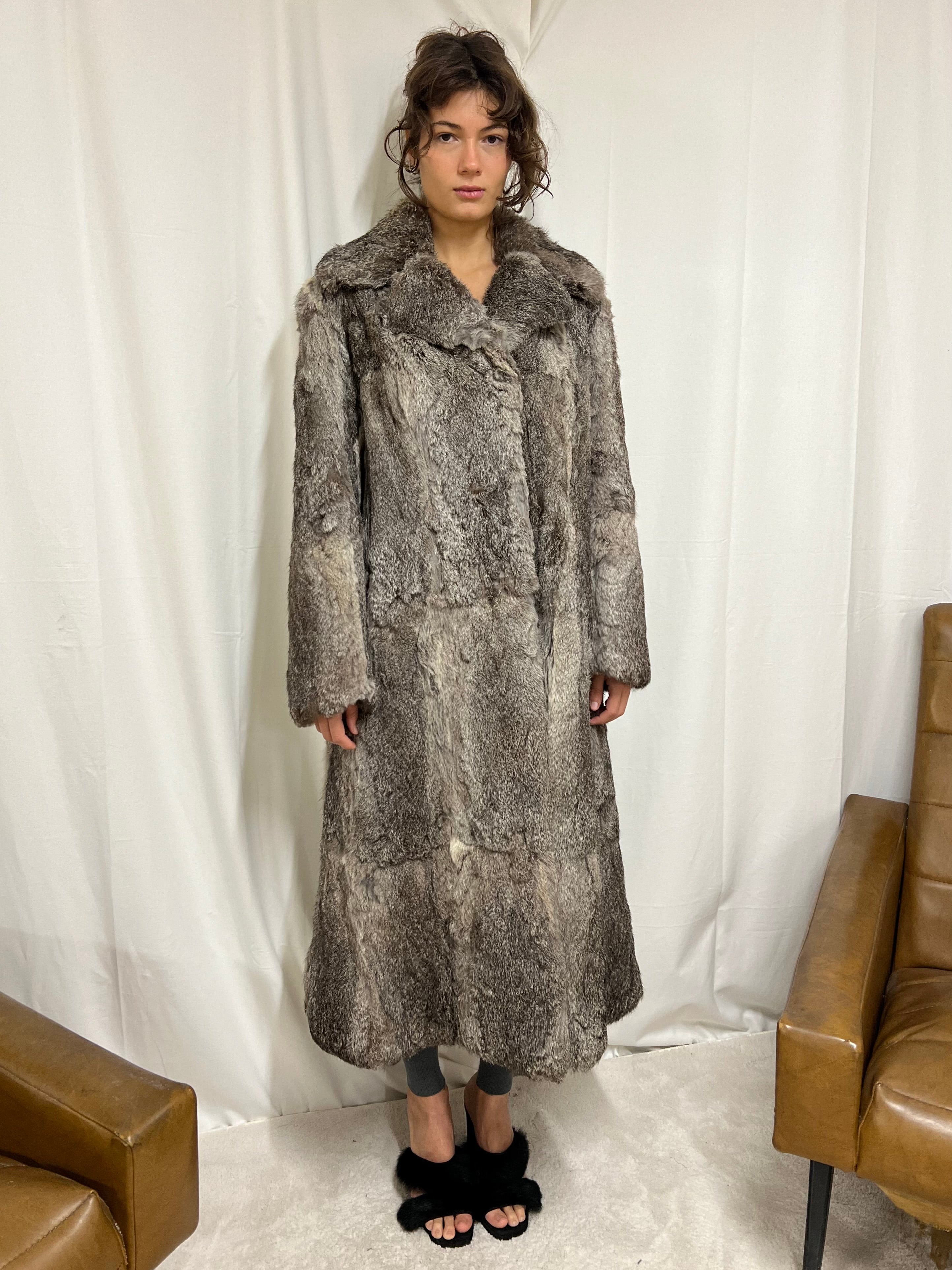 Genuine lapin coat