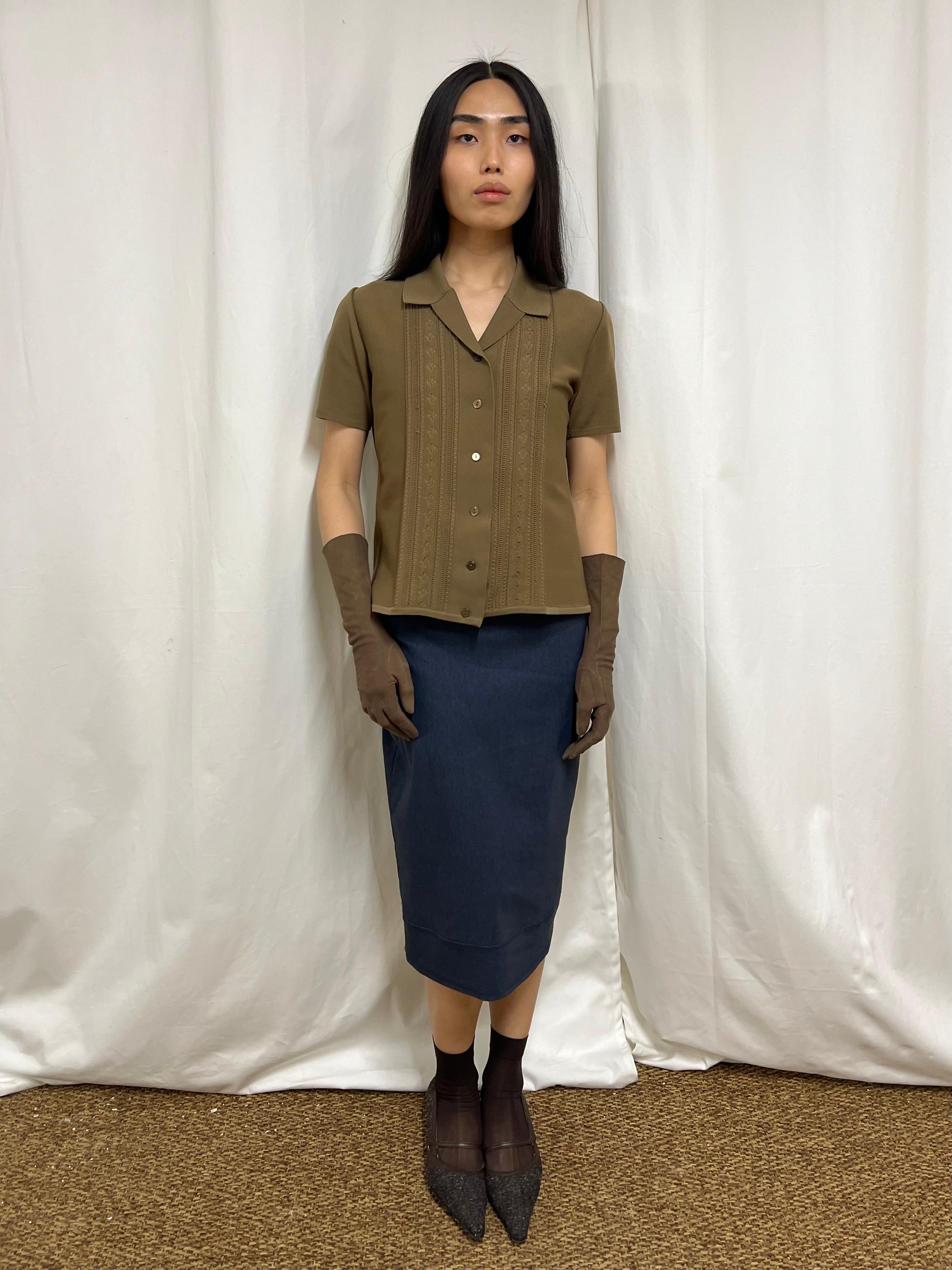 Vintage polo cardigan